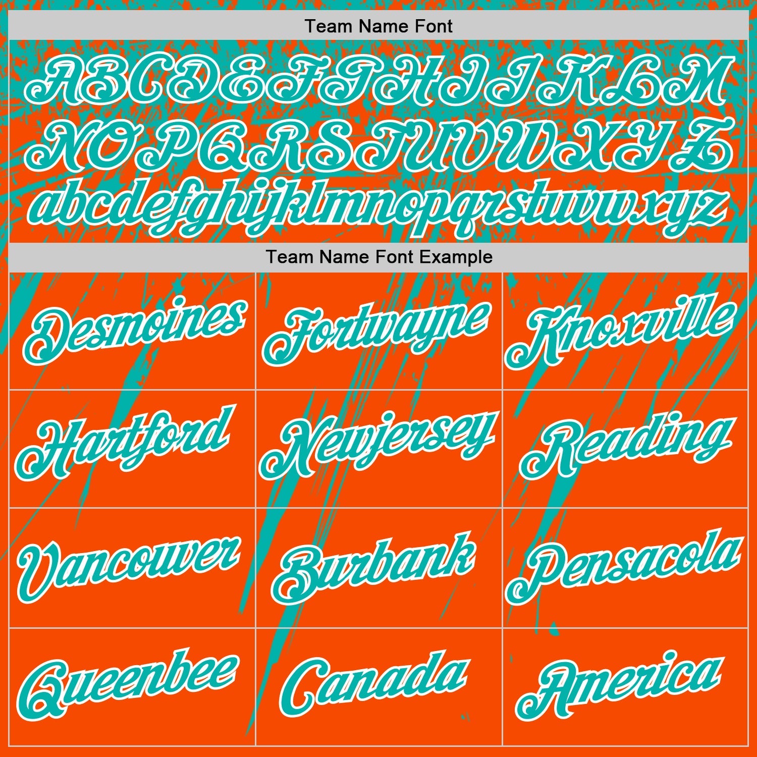 Custom Orange Aqua-White Distressed Scratch Brush Stroke Performance T-Shirt view 3