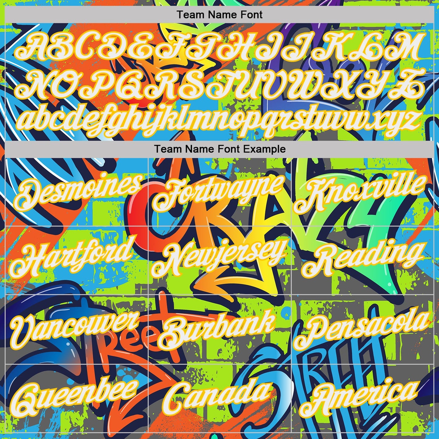 Custom Graffiti Pattern White-Yellow Vibrant MulticolorStreet Style Performance T-Shirt view 3