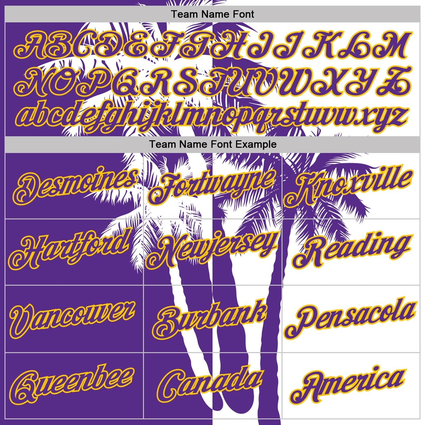 Custom White Purple-Yellow Hawaii Tropical Coastal Palm Trees Performance T-Shirt view 3