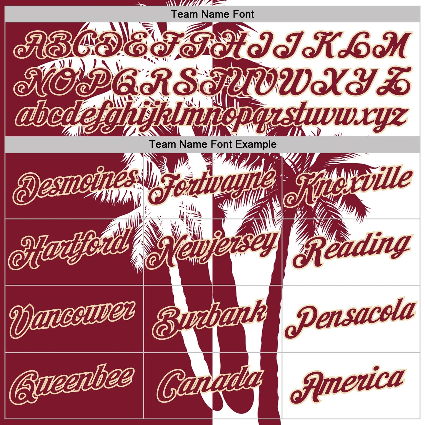 Custom White Crimson-Cream Hawaii Tropical Coastal Palm Trees Performance T-Shirt view 3