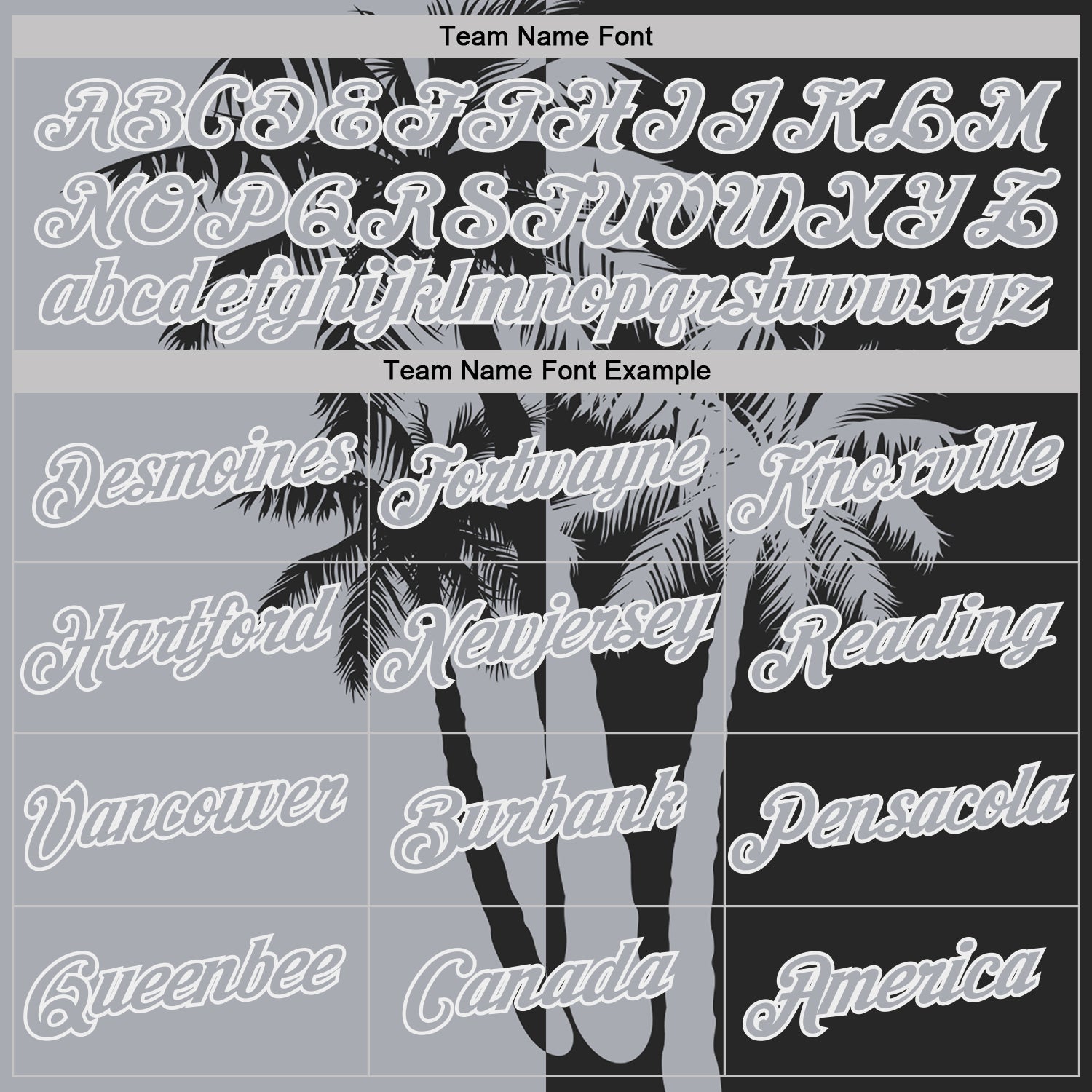 Custom Black Gray-White Hawaii Tropical Coastal Palm Trees Performance T-Shirt view 3