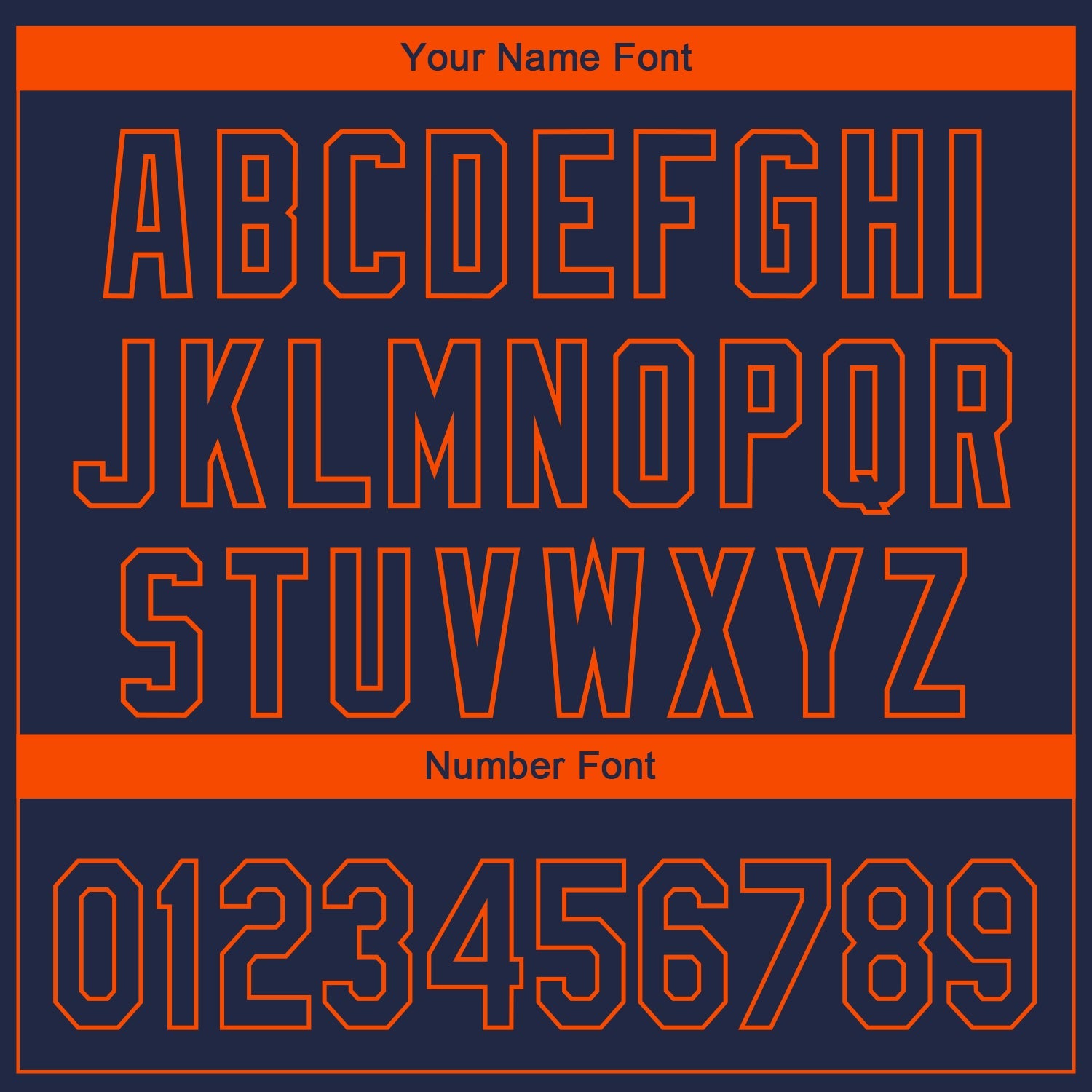 Custom Navy Orange 3D Chicago City Edition Fade Fashion Authentic Baseball Jersey view 5