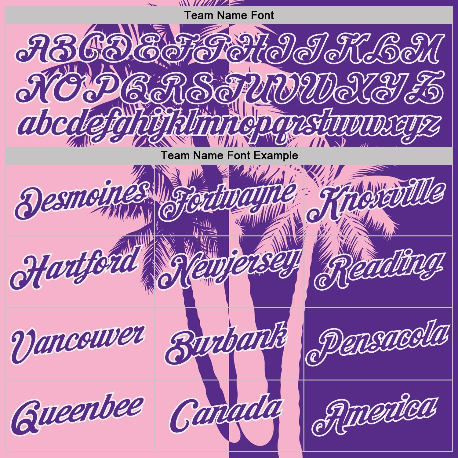 Custom Purple Light Pink-White Hawaii Tropical Coastal Palm Trees Performance T-Shirt view 3