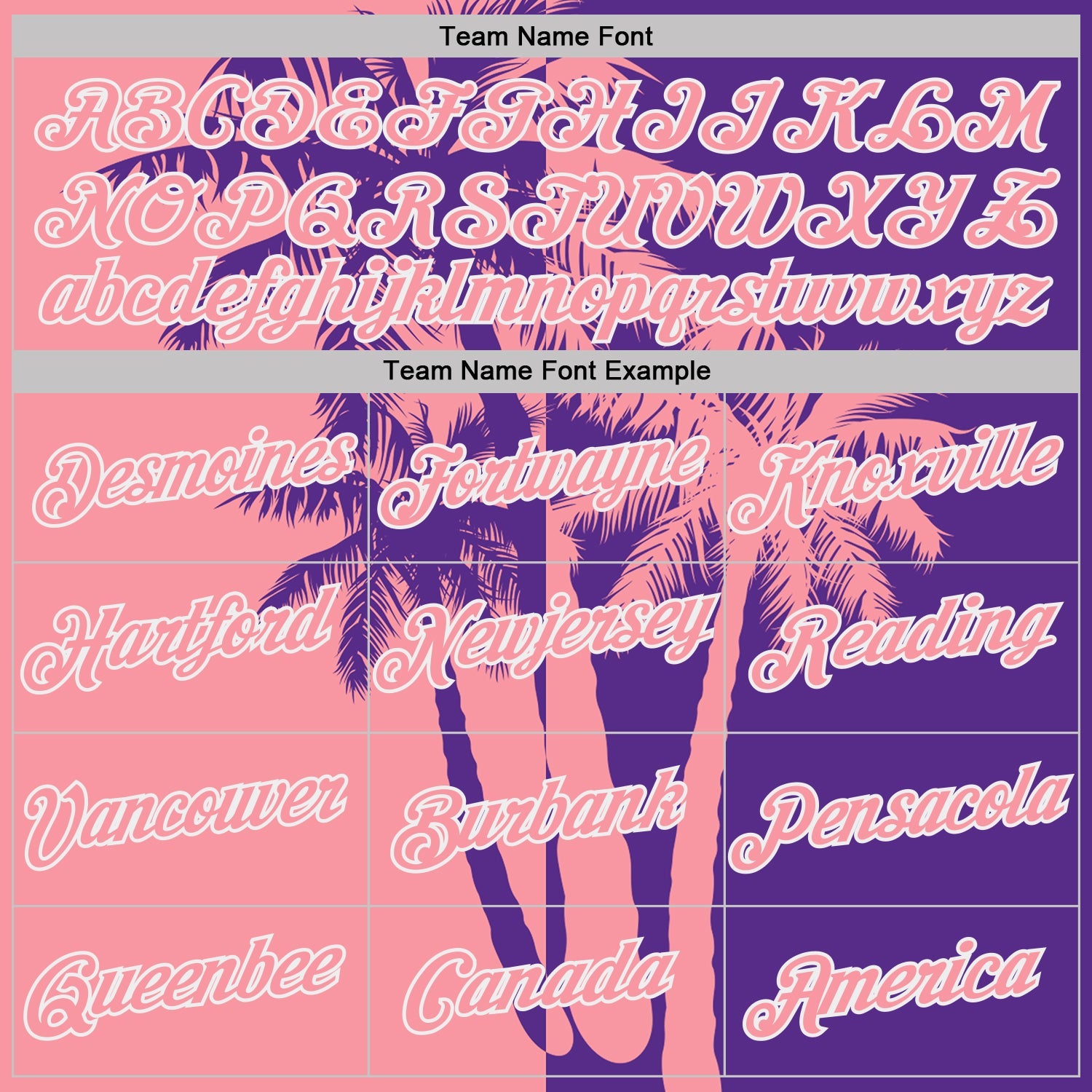 Custom Purple Medium Pink-White Hawaii Tropical Coastal Palm Trees Performance T-Shirt view 3