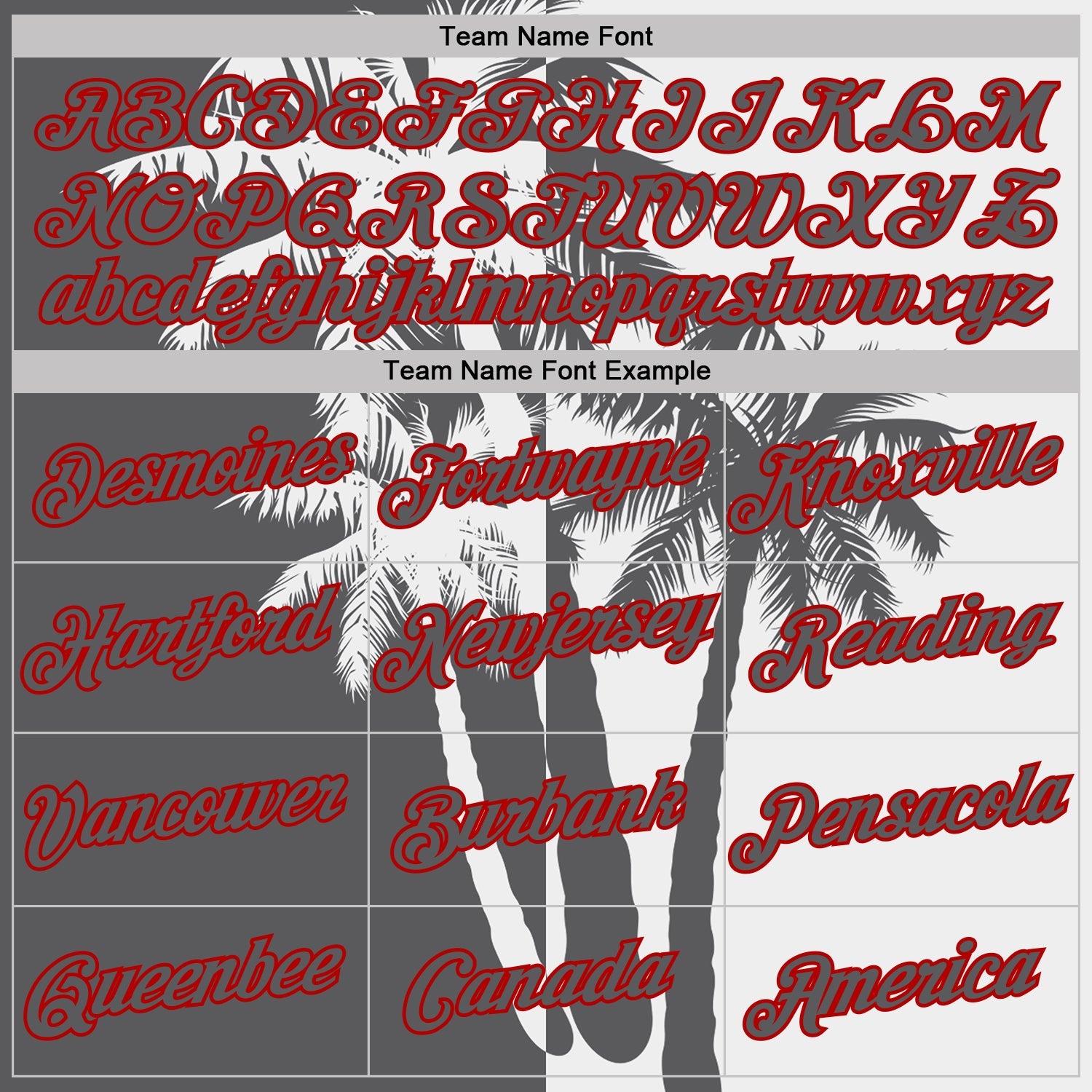 Custom White Steel Gray-Red Hawaii Tropical Coastal Palm Trees Performance T-Shirt view 3