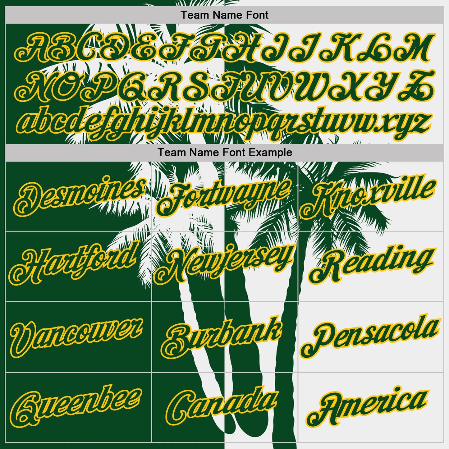 Custom White Green-Yellow Hawaii Tropical Coastal Palm Trees Performance T-Shirt view 3