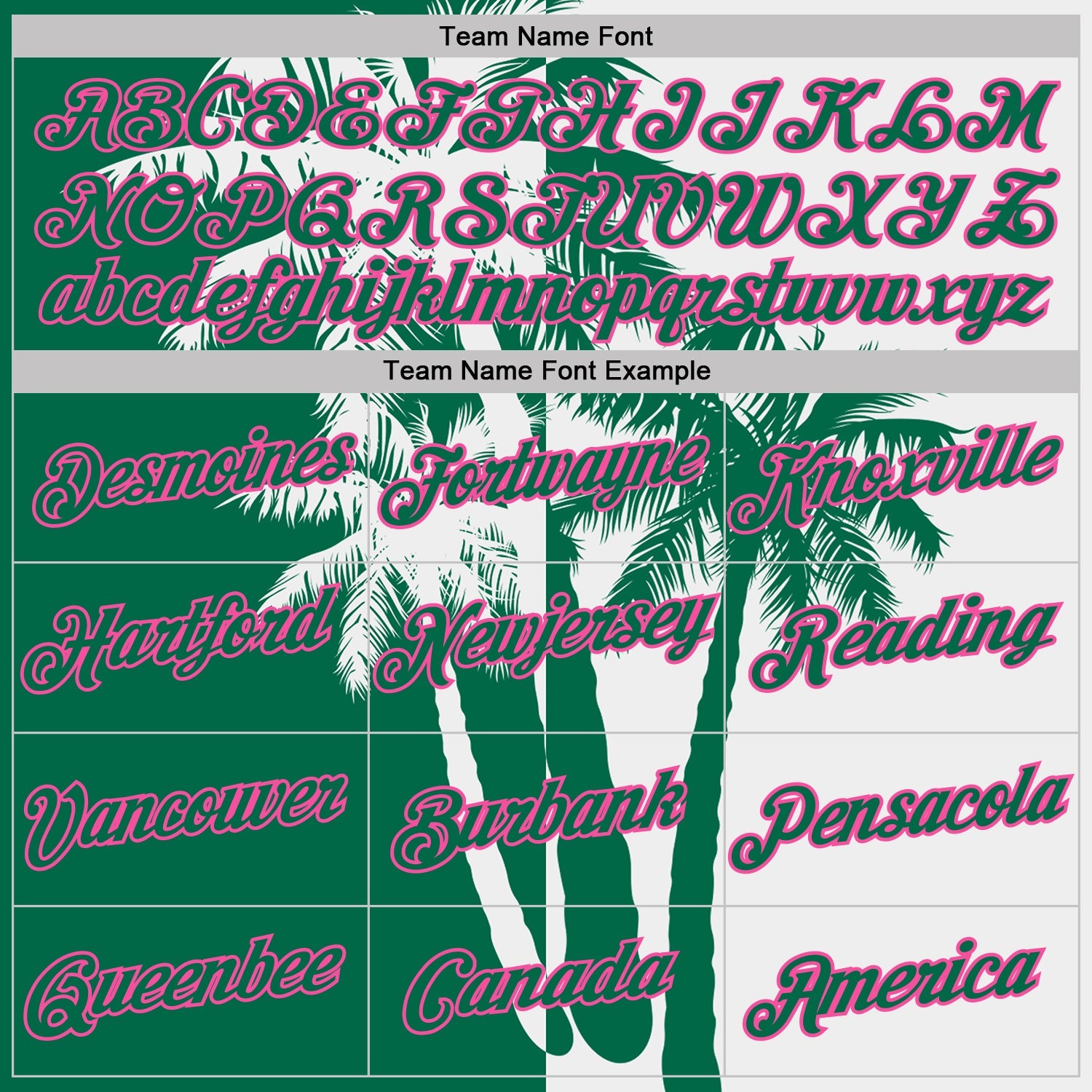 Custom White Kelly Green-Pink Hawaii Tropical Coastal Palm Trees Performance T-Shirt view 3
