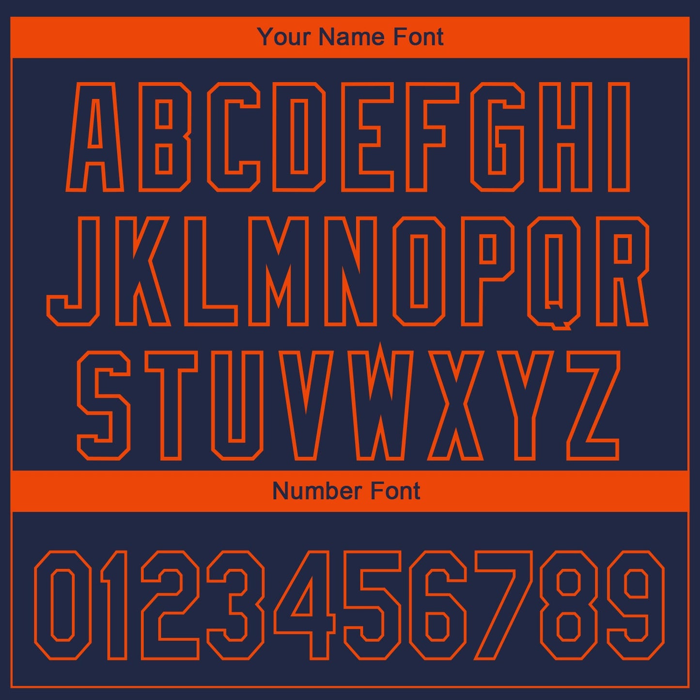 Custom Navy Orange 3D Denver City Edition Fade Fashion Authentic Baseball Jersey view 5