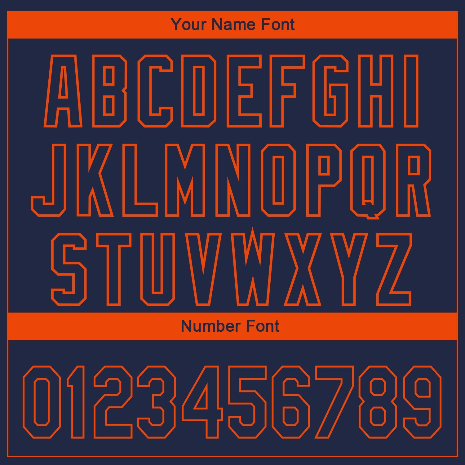 Custom Navy Orange 3D Denver City Edition Fade Fashion Authentic Baseball Jersey view 5
