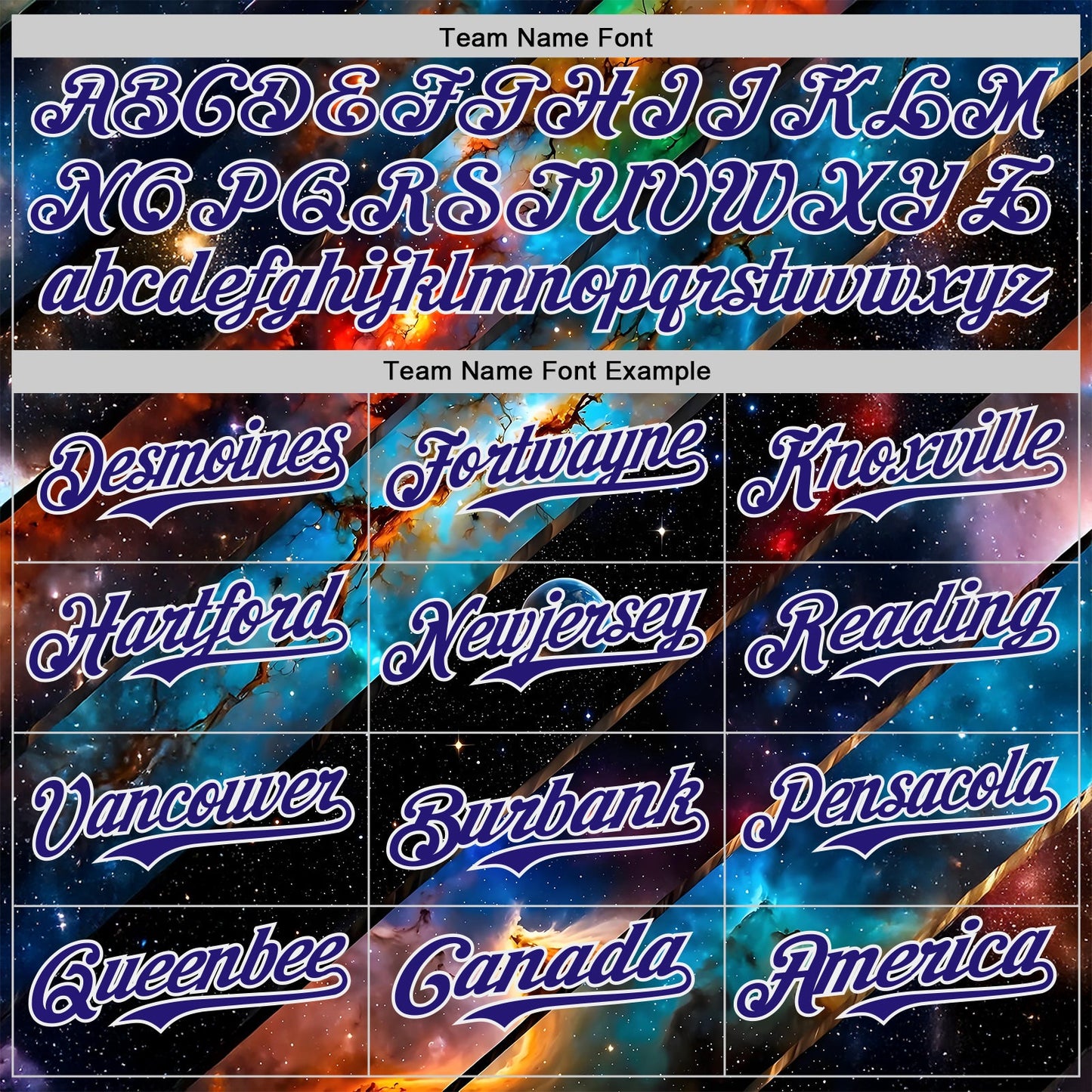 Custom Black Dark Purple-White Galaxy Star Nebula Authentic Baseball Jersey view 4