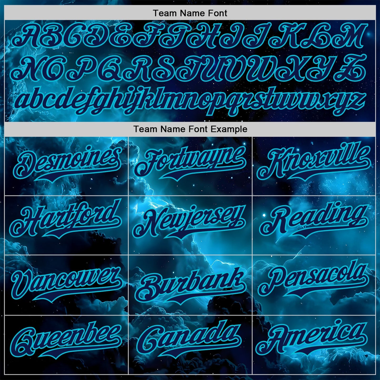 Custom Black Navy-Lakes Blue Galaxy Star Nebula Authentic Baseball Jersey view 4