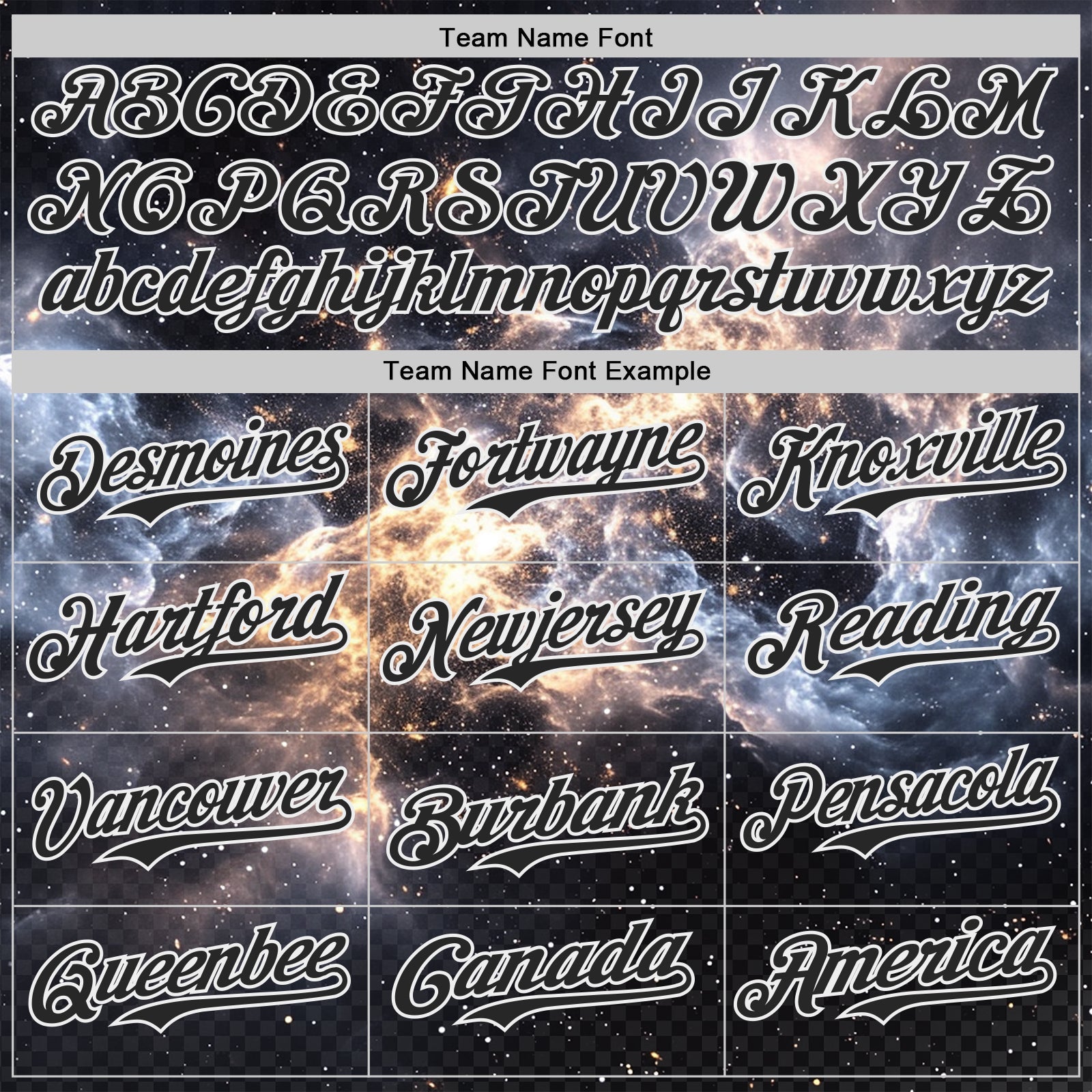 Custom Black-White Galaxy Star Nebula Authentic Baseball Jersey view 4
