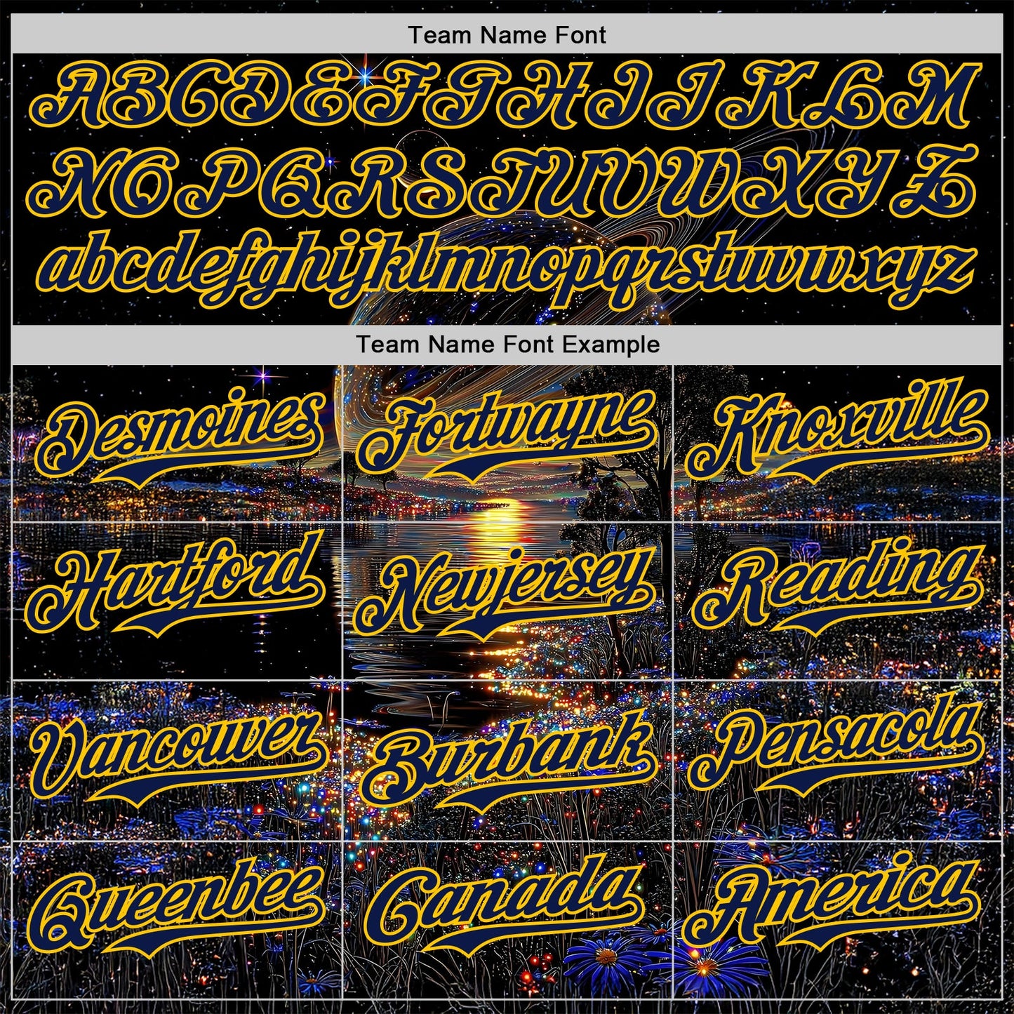 Custom Black Navy-Yellow Galaxy Star Authentic Baseball Jersey view 4