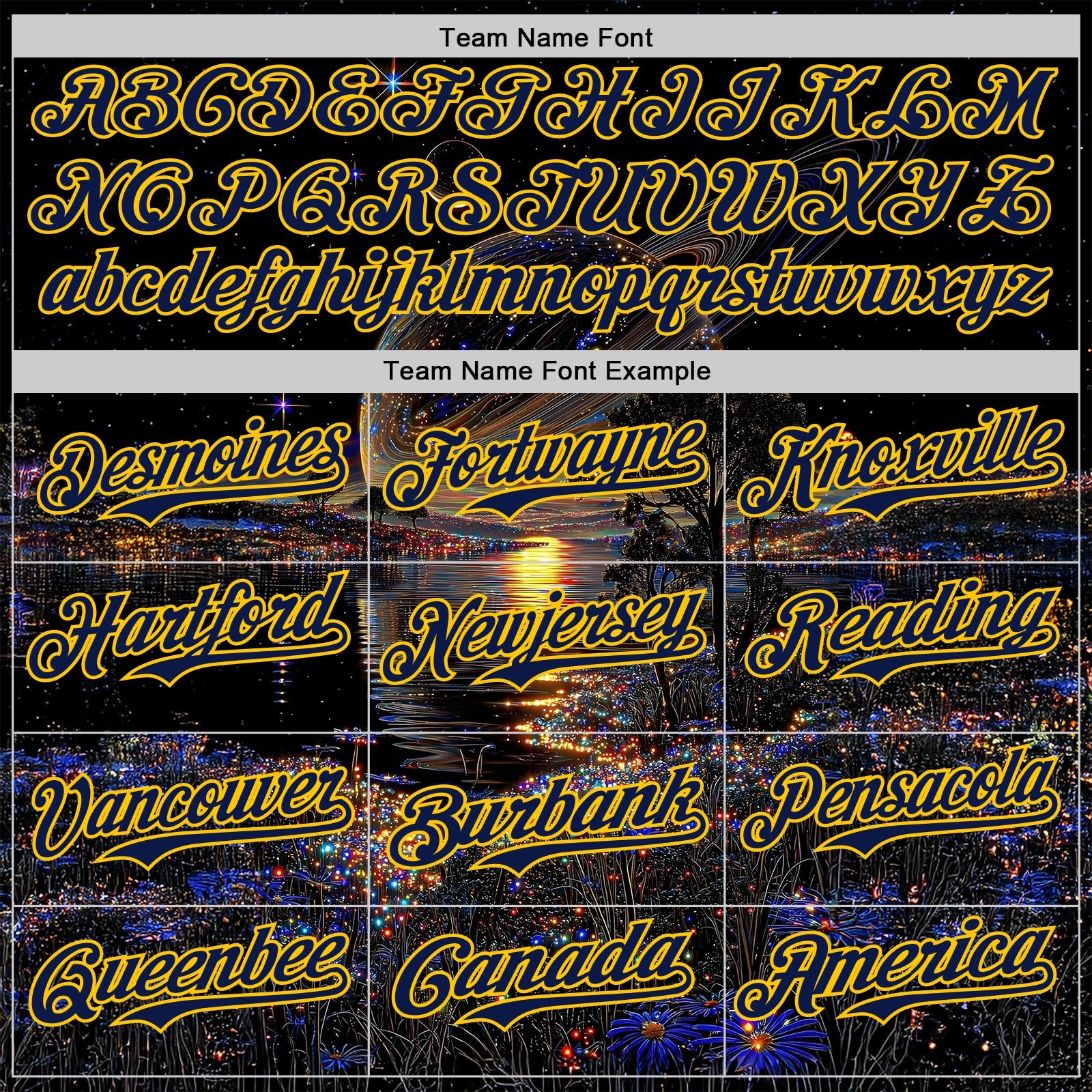 Custom Black Navy-Yellow Galaxy Star Authentic Baseball Jersey view 4