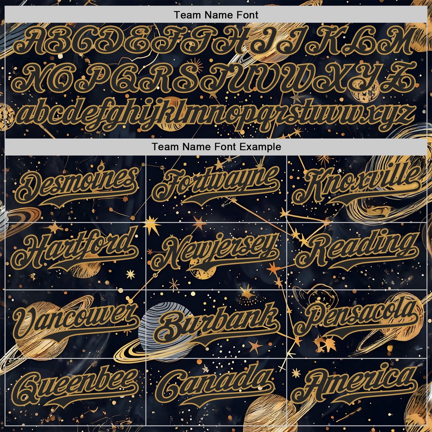 Custom Black-Vegas Gold Galaxy Star Authentic Baseball Jersey view 4