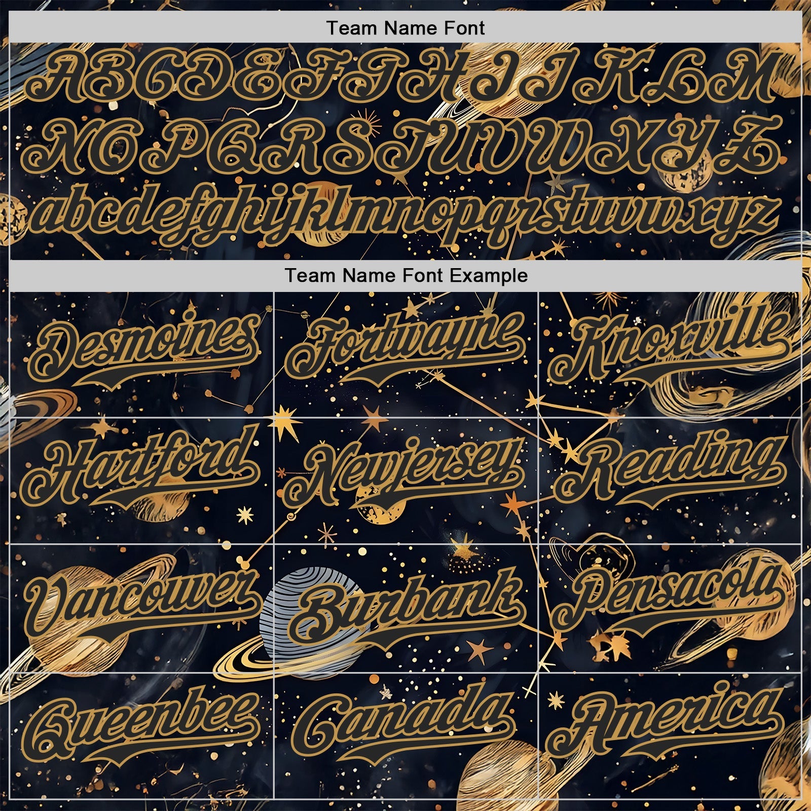 Custom Black-Vegas Gold Galaxy Star Authentic Baseball Jersey view 4