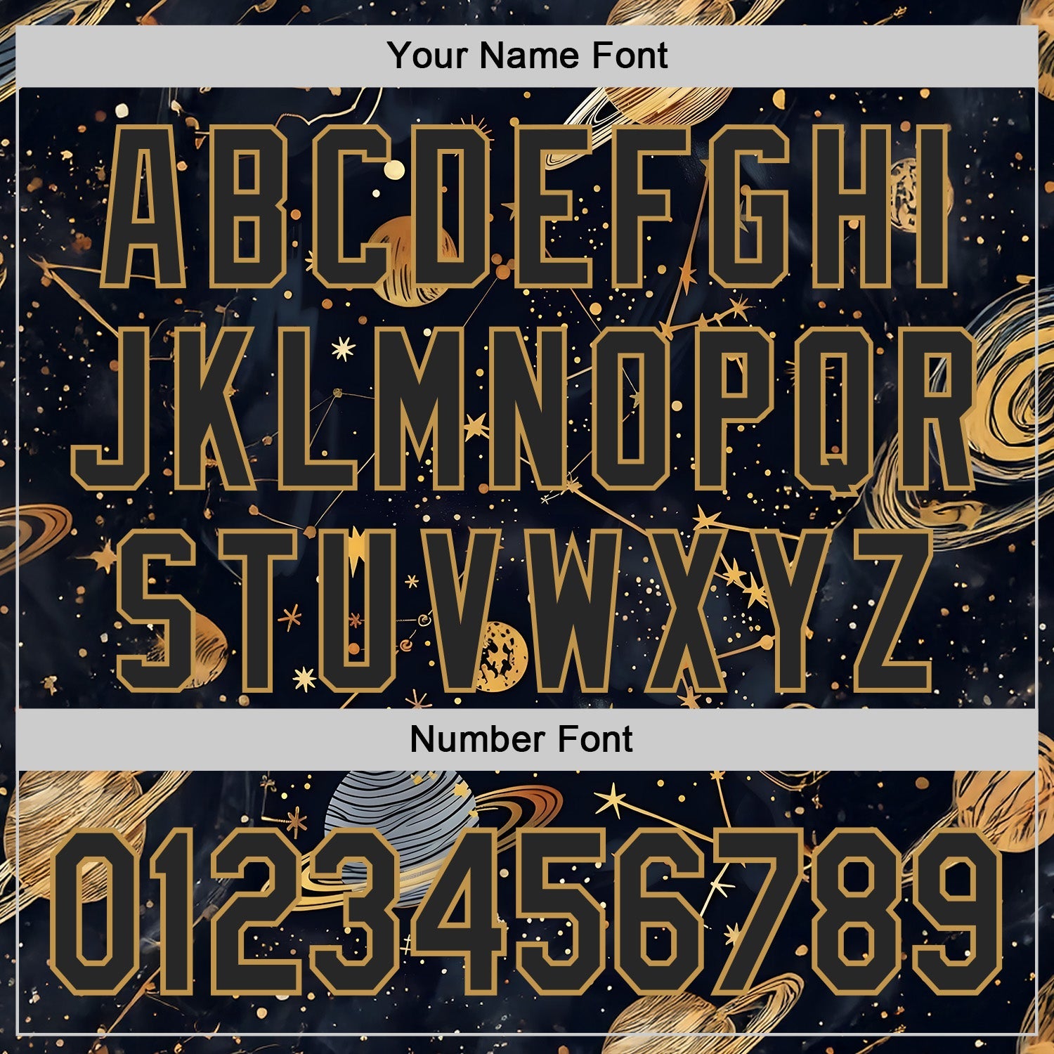 Custom Black-Vegas Gold Galaxy Star Authentic Baseball Jersey view 5