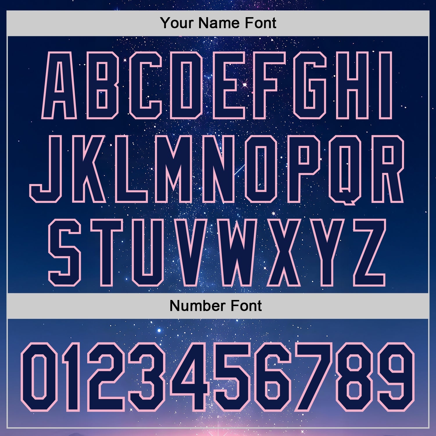 Custom Navy-Light Pink Galaxy Star Authentic Baseball Jersey view 5