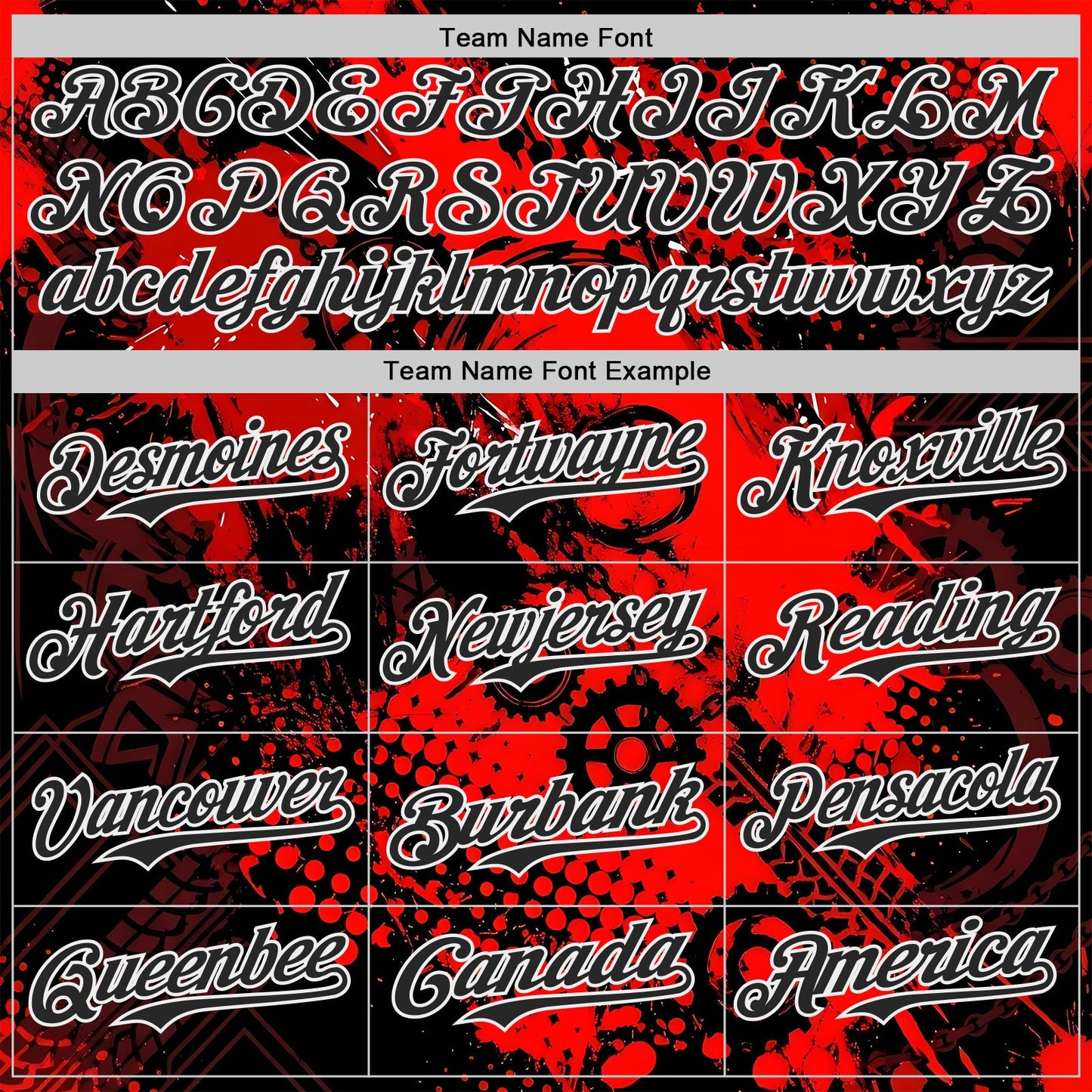 Custom Red Black-White 3D Pattern Design Motorcycle Motocross Halftone Dot Authentic Baseball Jersey view 4