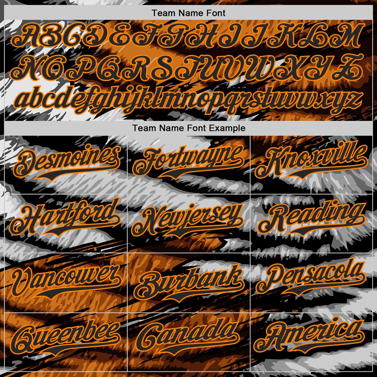 Custom Orange Black Gray-Bay Orange Tiger Stripe Scratch Authentic Baseball Jersey view 4
