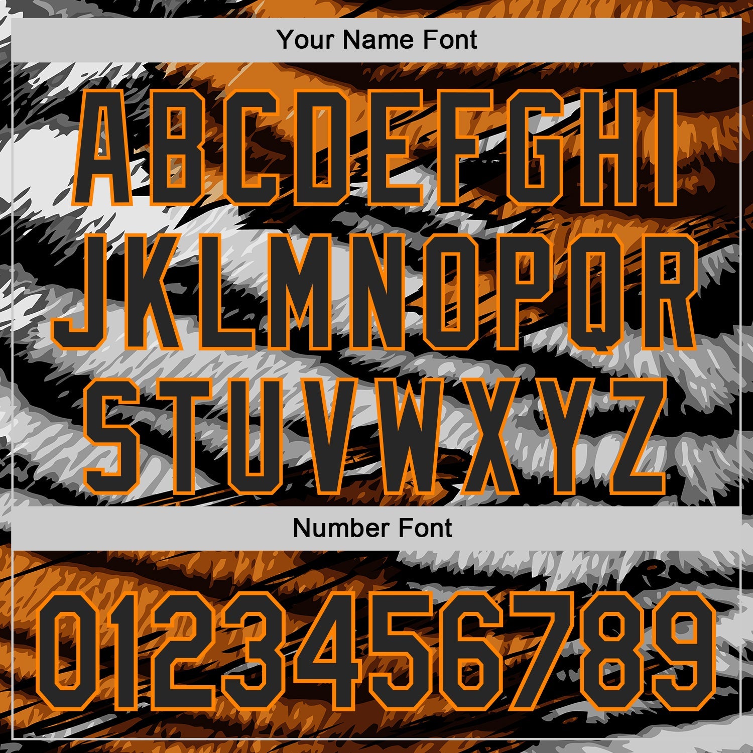 Custom Orange Black Gray-Bay Orange Tiger Stripe Scratch Authentic Baseball Jersey view 5