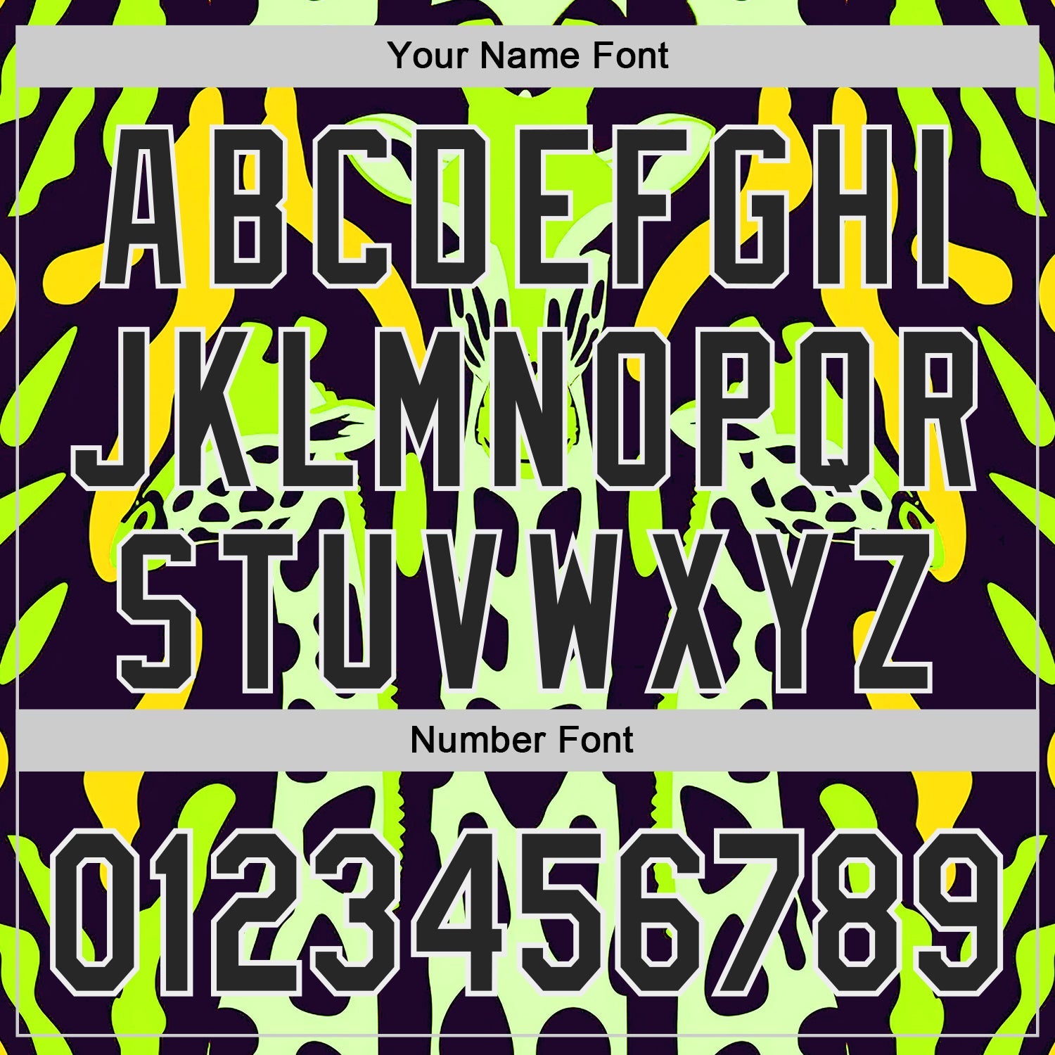 Custom Green Black Yellow-White Giraffe Print Authentic Baseball Jersey view 5