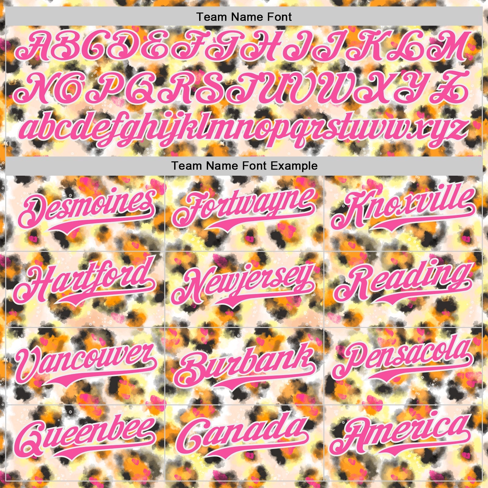 Custom Cream Pink-White Leopard Print Authentic Baseball Jersey view 4
