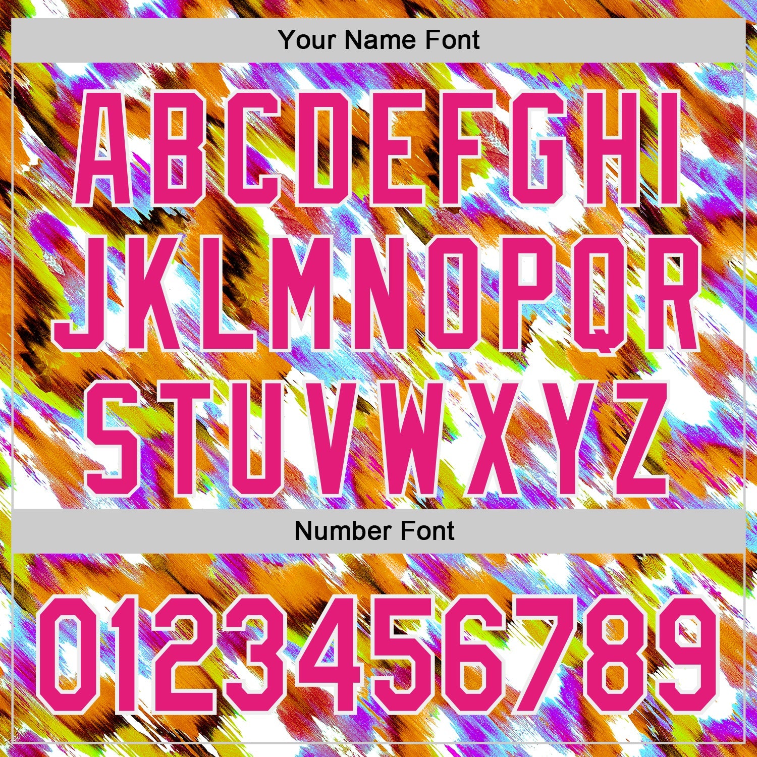 Custom Orange Hot Pink-White Leopard Print Authentic Baseball Jersey view 5