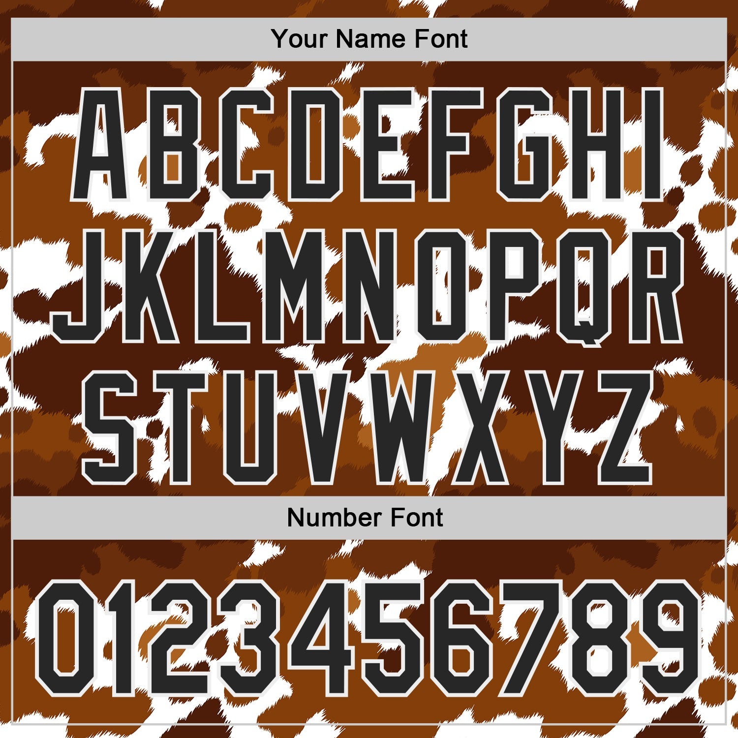 Custom Brown Black-White Leopard Print Authentic Baseball Jersey view 5