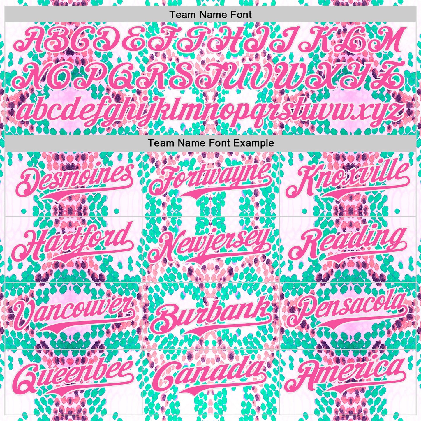Custom White Pink-Green Snake Skin Authentic Baseball Jersey view 4