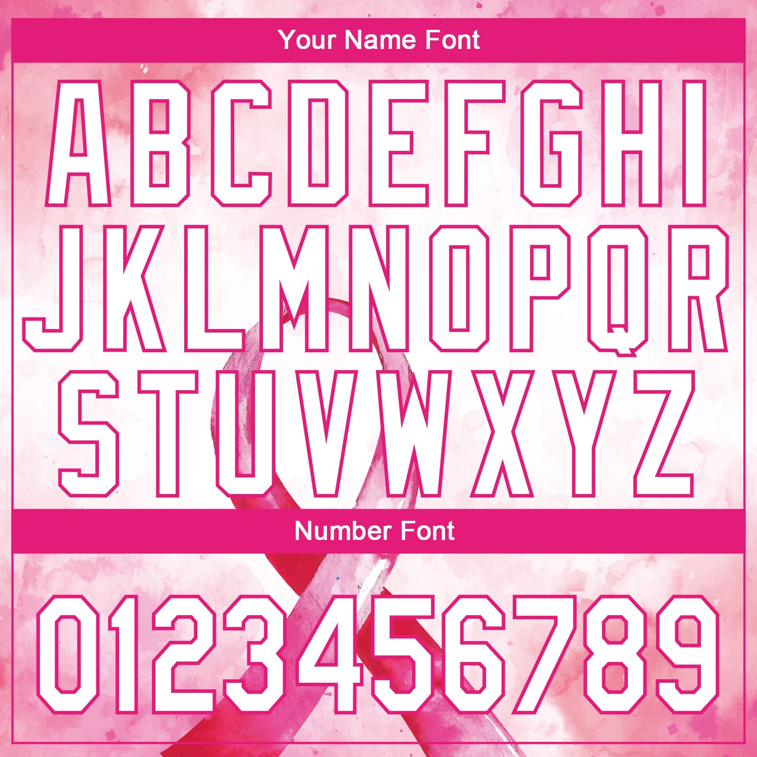 Custom Pink White-Hot Pink 3D Pink Ribbon Breast Cancer Awareness Month Women Health Care Support Authentic Baseball Jersey view 5