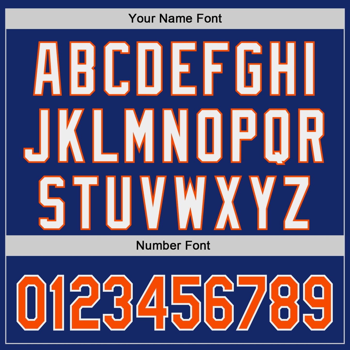 Custom Royal Orange-White Classic Color Block Side Panel Stripe Authentic Baseball Jersey view 5