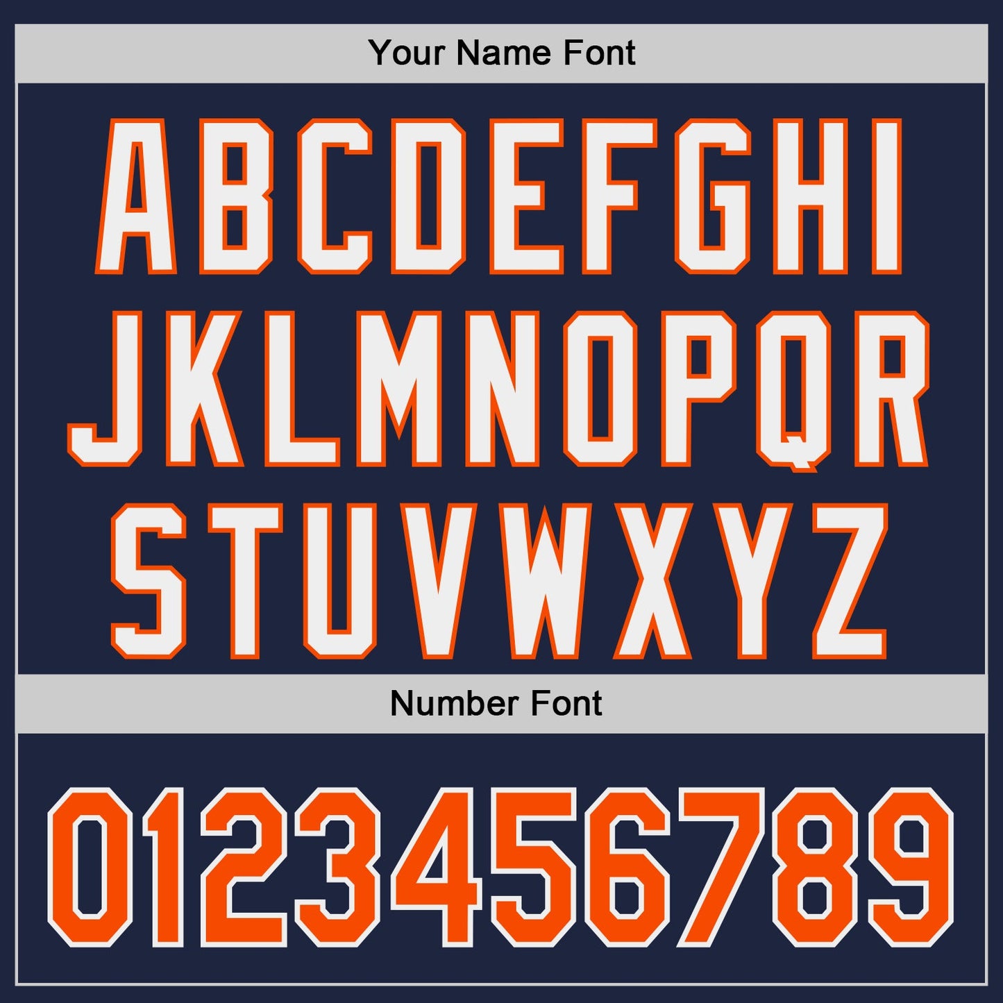 Custom Navy Orange-White Classic Color Block Side Panel Stripe Authentic Baseball Jersey view 5