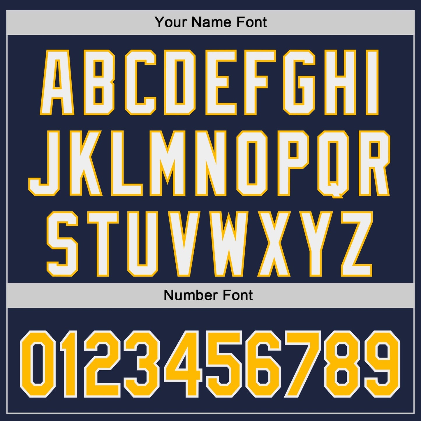 Custom Navy Gold-White Classic Color Block Side Panel Stripe Authentic Baseball Jersey view 5