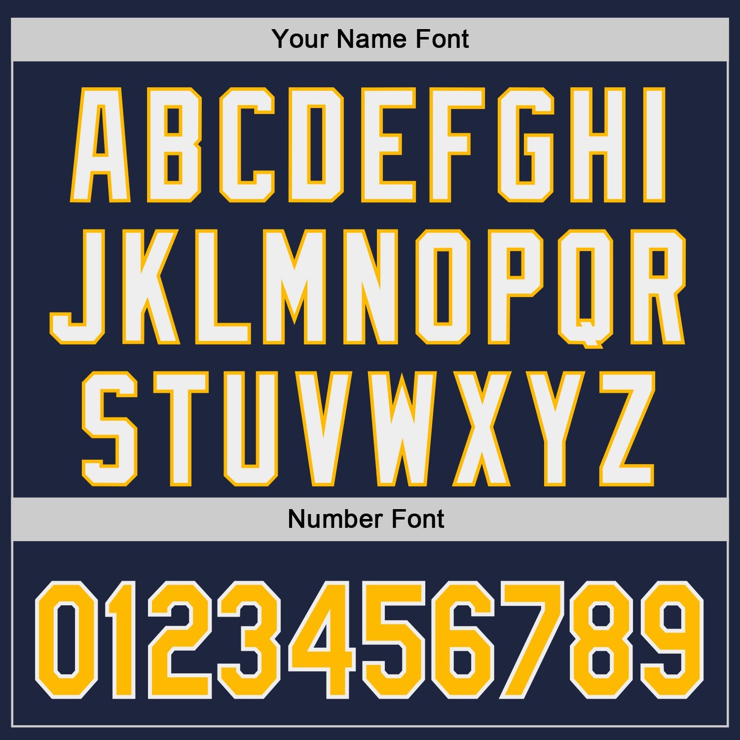 Custom Navy Gold-White Classic Color Block Side Panel Stripe Authentic Baseball Jersey view 5