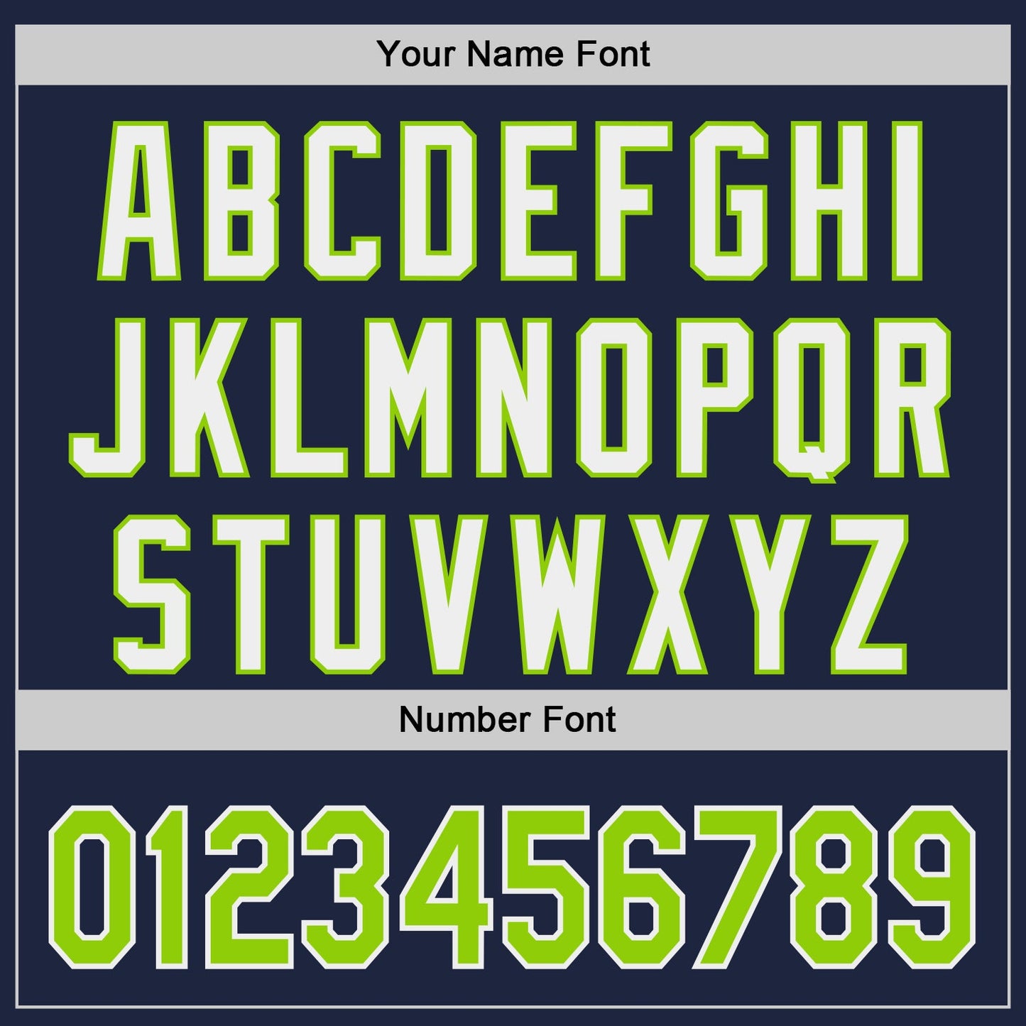 Custom Navy Neon Green-White Classic Color Block Side Panel Stripe Authentic Baseball Jersey view 5
