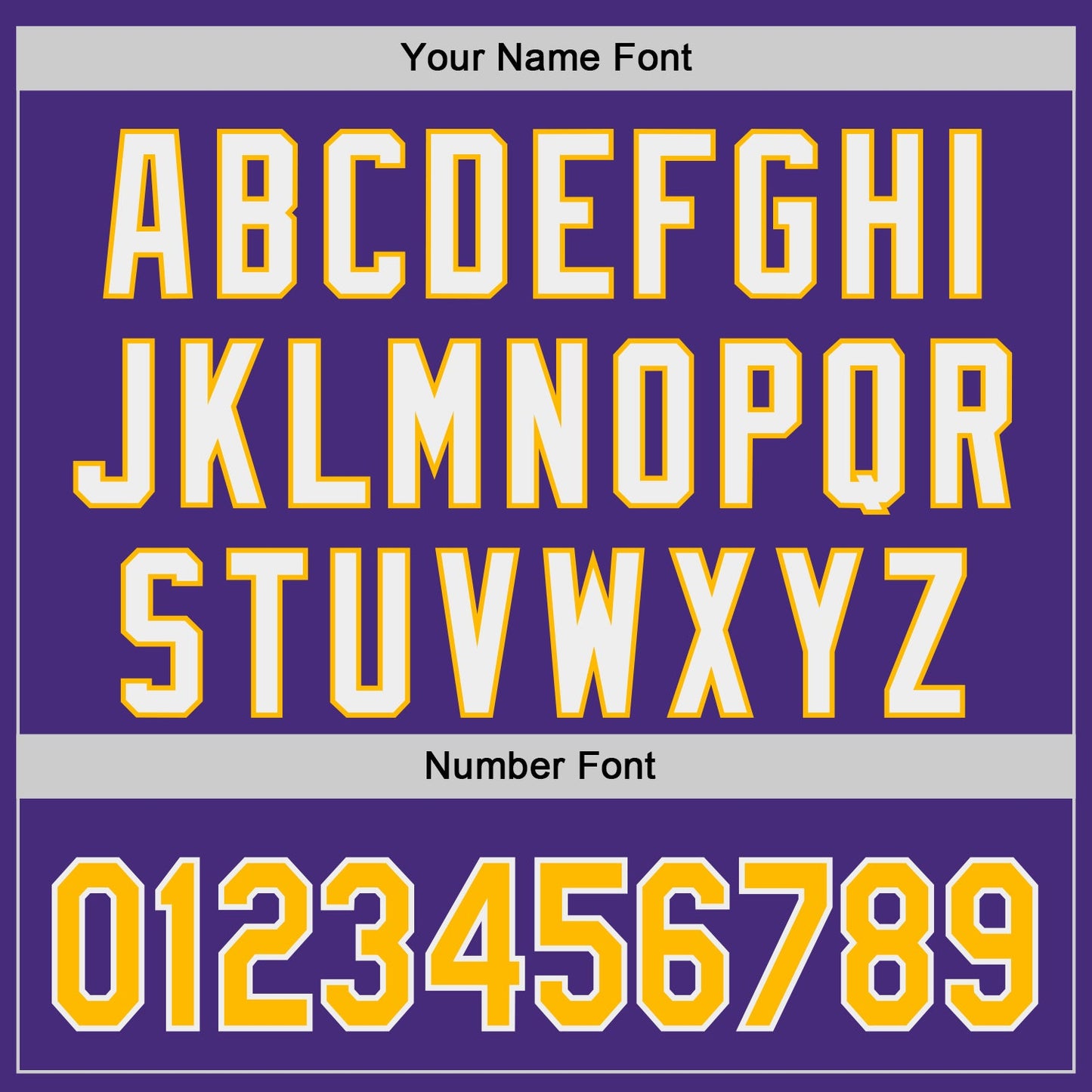 Custom Purple Gold-White Classic Color Block Side Panel Stripe Authentic Baseball Jersey view 5