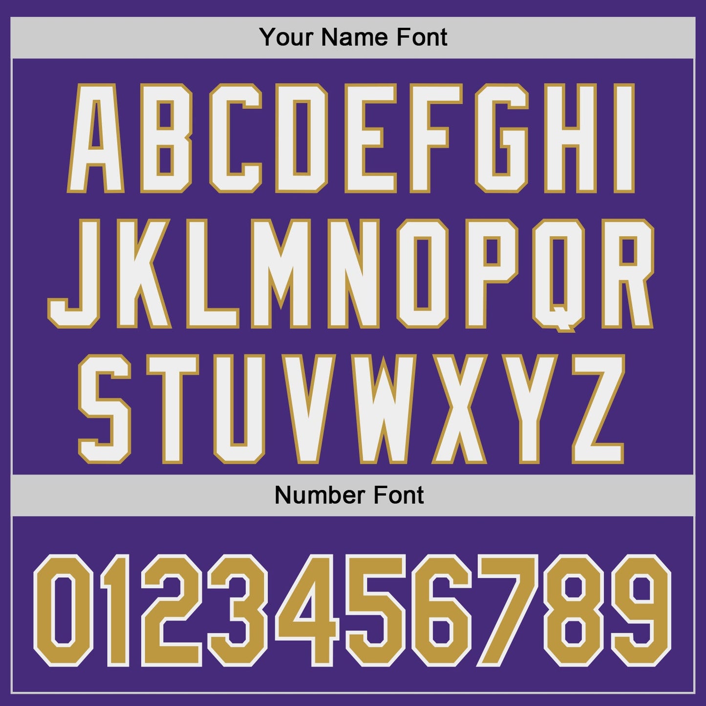 Custom Purple Old Gold-White Classic Color Block Side Panel Stripe Authentic Baseball Jersey view 5