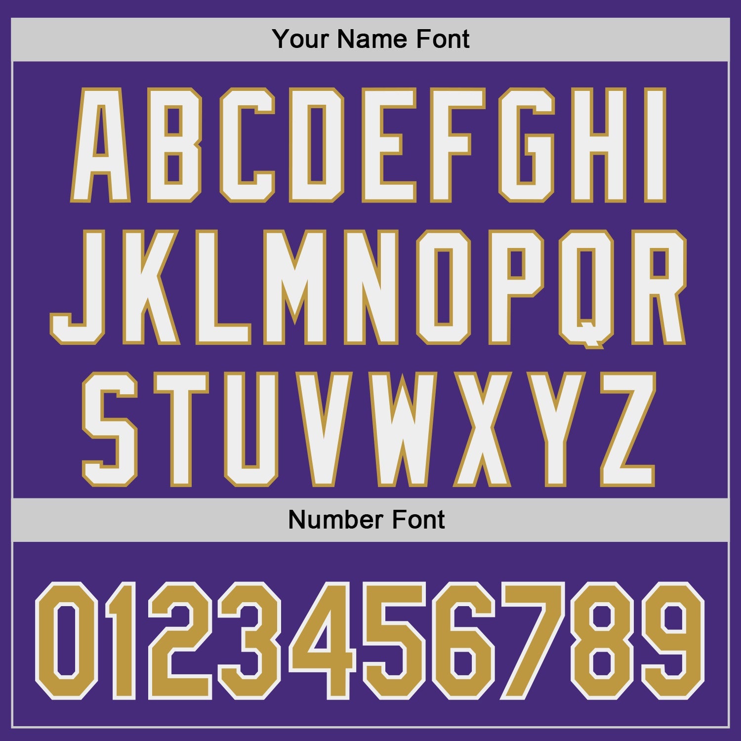 Custom Purple Old Gold-White Classic Color Block Side Panel Stripe Authentic Baseball Jersey view 5