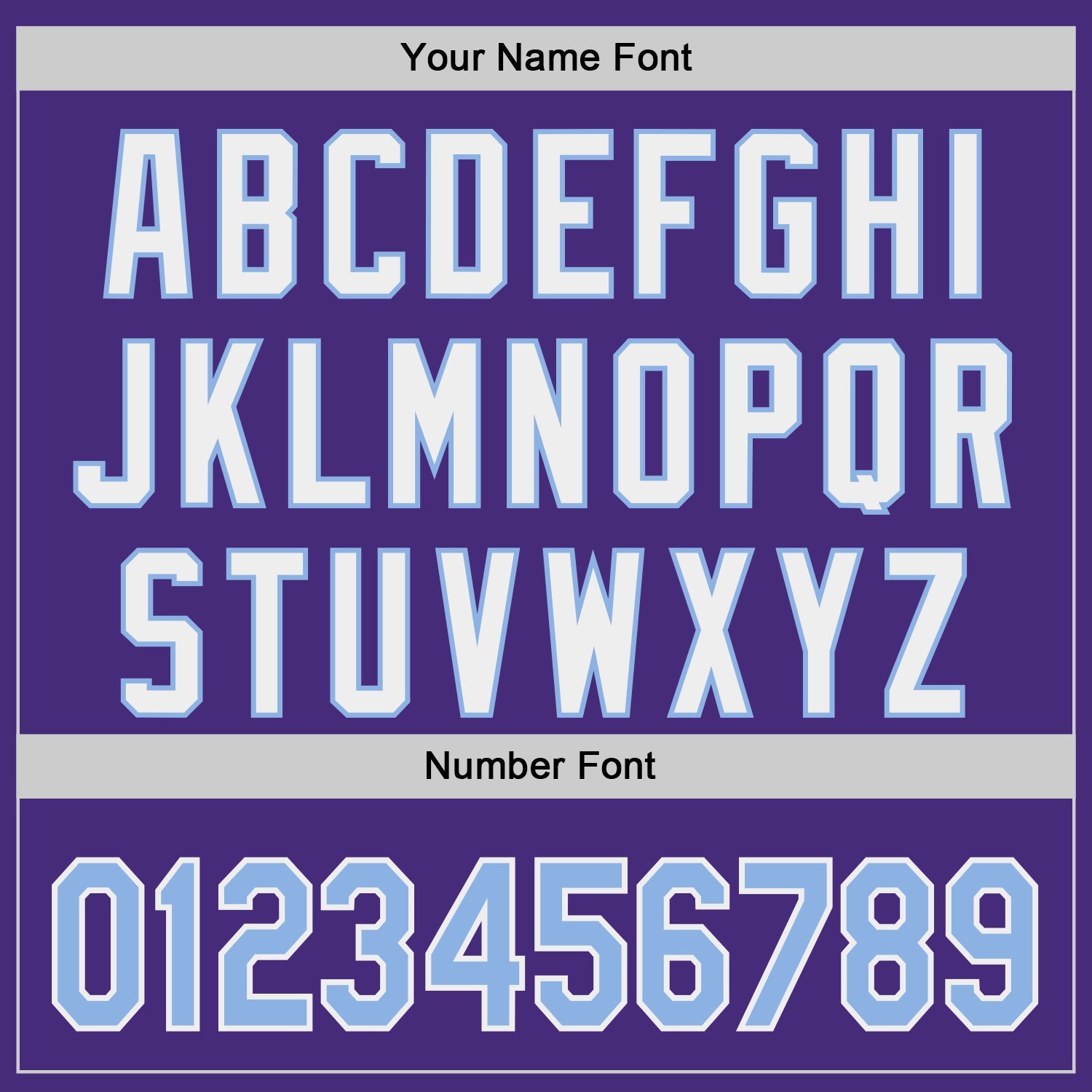 Custom Purple Light Blue-White Classic Color Block Side Panel Stripe Authentic Baseball Jersey view 5
