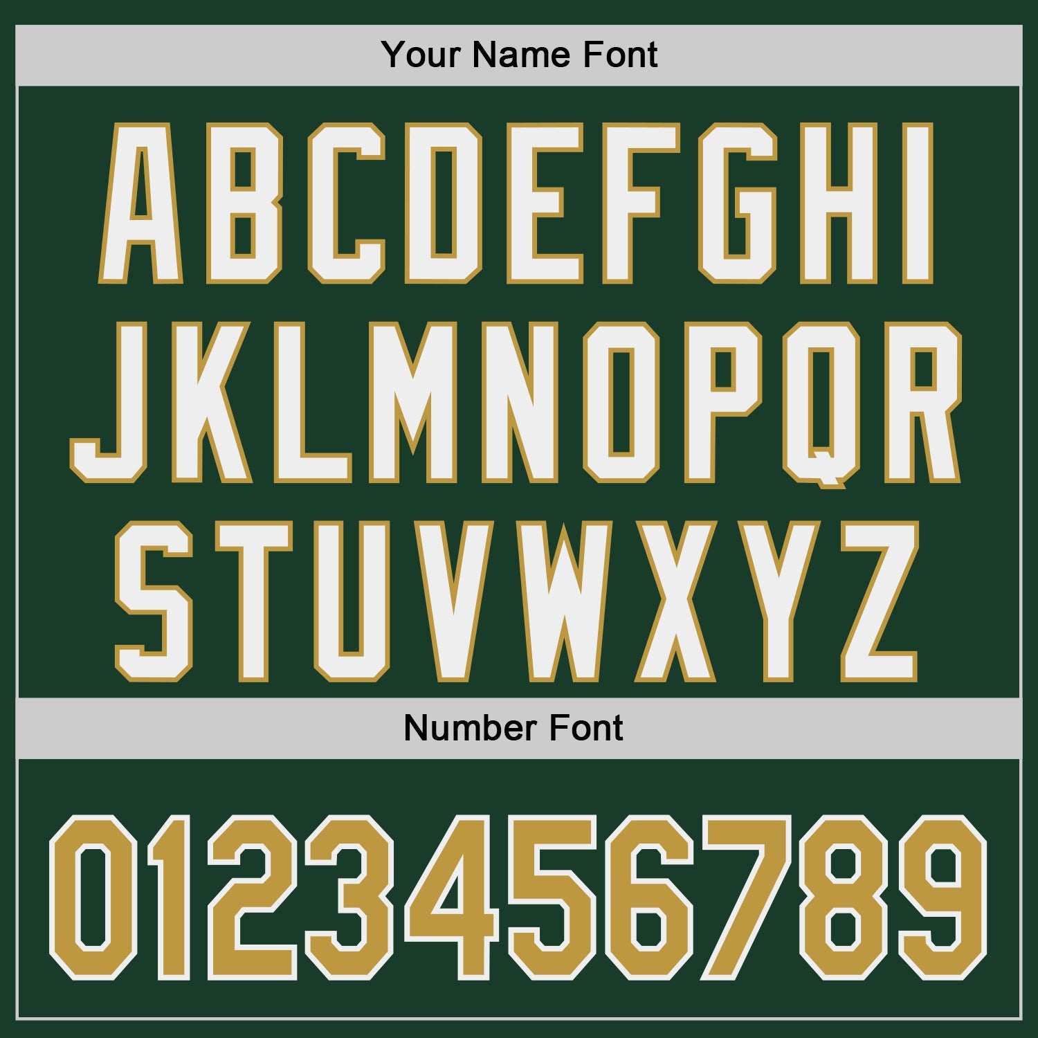 Custom Green Old Gold-White Classic Color Block Side Panel Stripe Authentic Baseball Jersey view 5