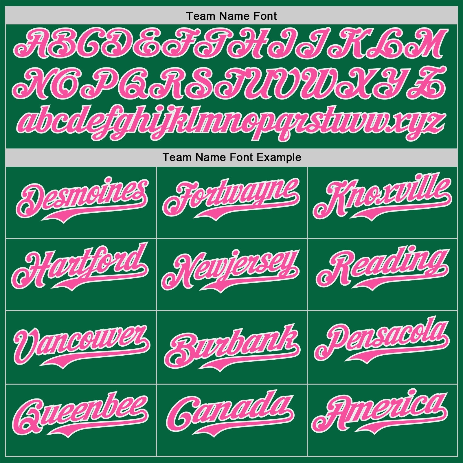 Custom Kelly Green Pink-White Classic Color Block Side Panel Stripe Authentic Baseball Jersey view 4