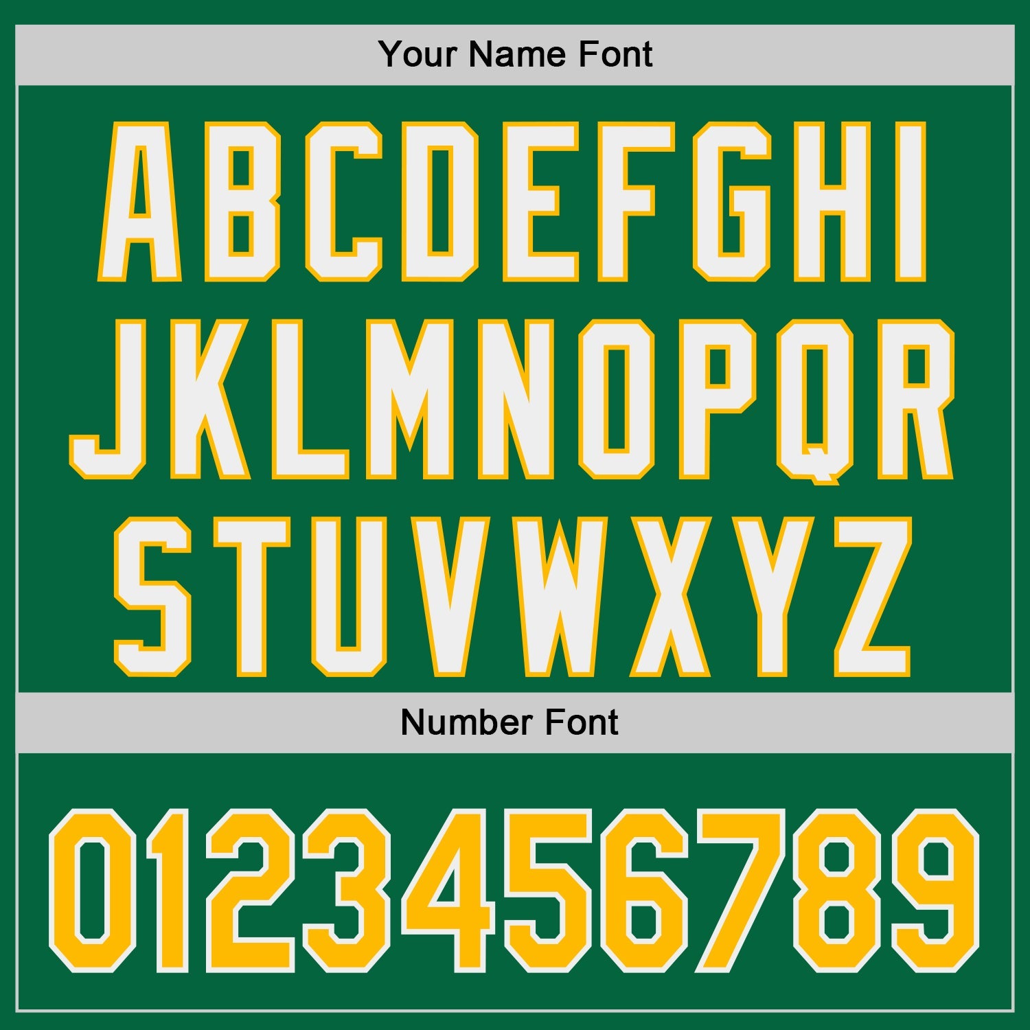 Custom Kelly Green Gold-White Classic Color Block Side Panel Stripe Authentic Baseball Jersey view 5