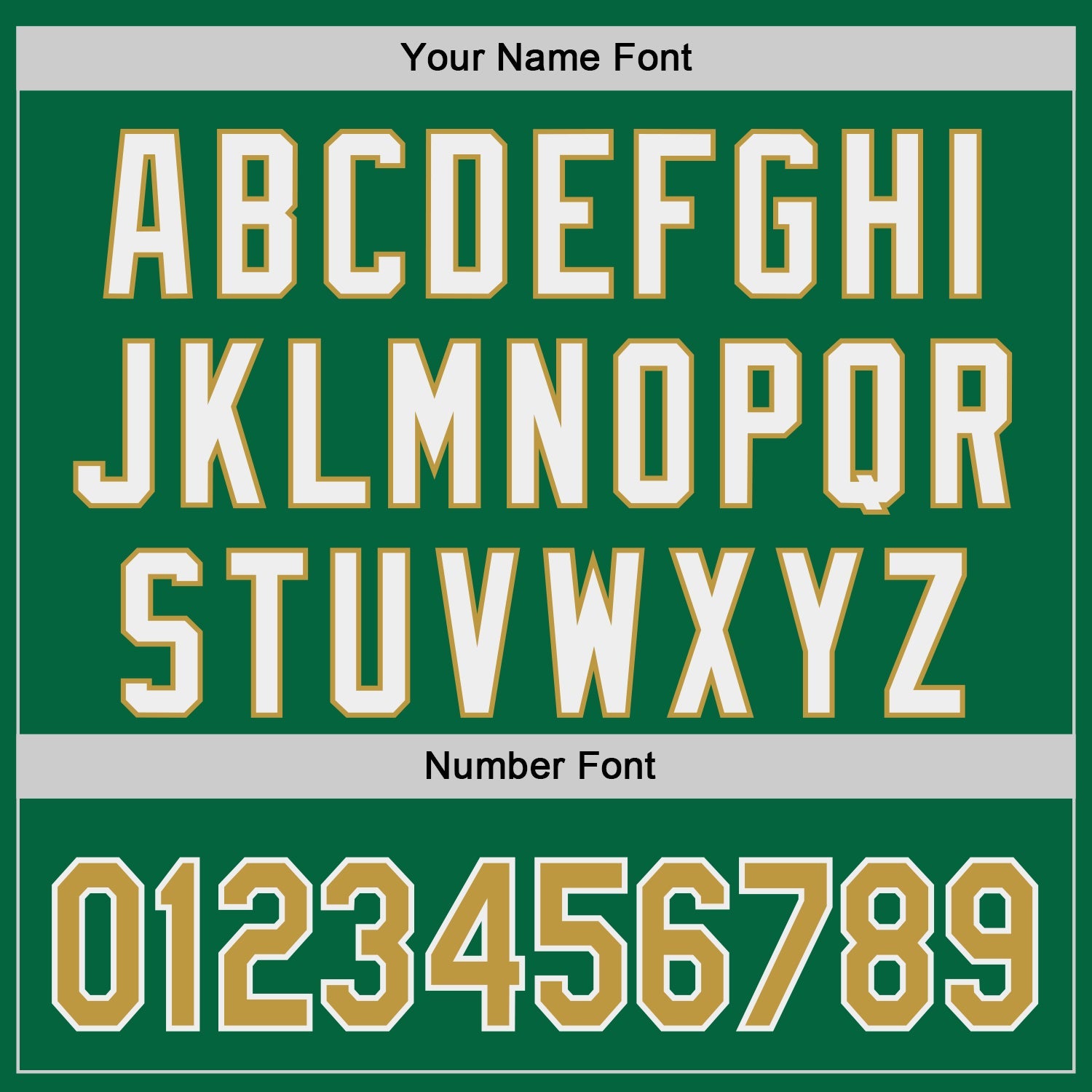 Custom Kelly Green Old Gold-White Classic Color Block Side Panel Stripe Authentic Baseball Jersey view 5