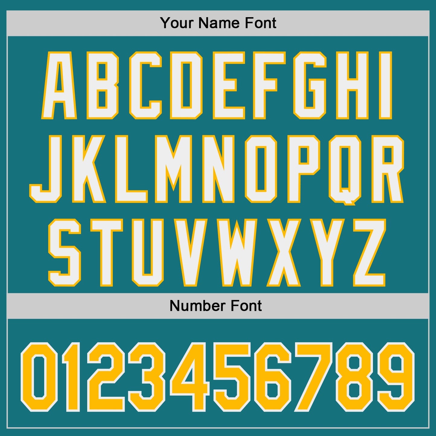 Custom Teal Gold-White Classic Color Block Side Panel Stripe Authentic Baseball Jersey view 5