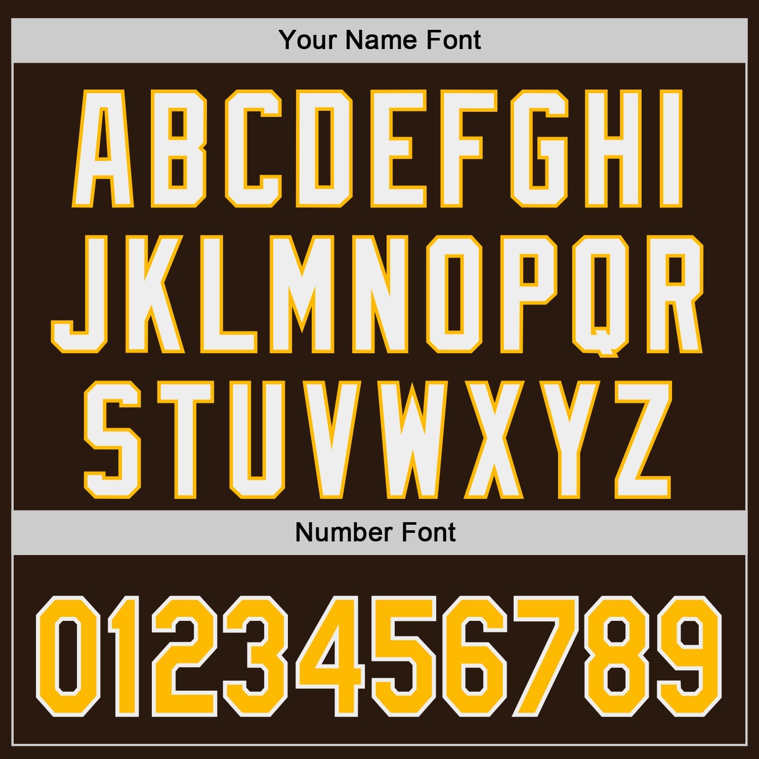 Custom Brown Gold-White Classic Color Block Side Panel Stripe Authentic Baseball Jersey view 5