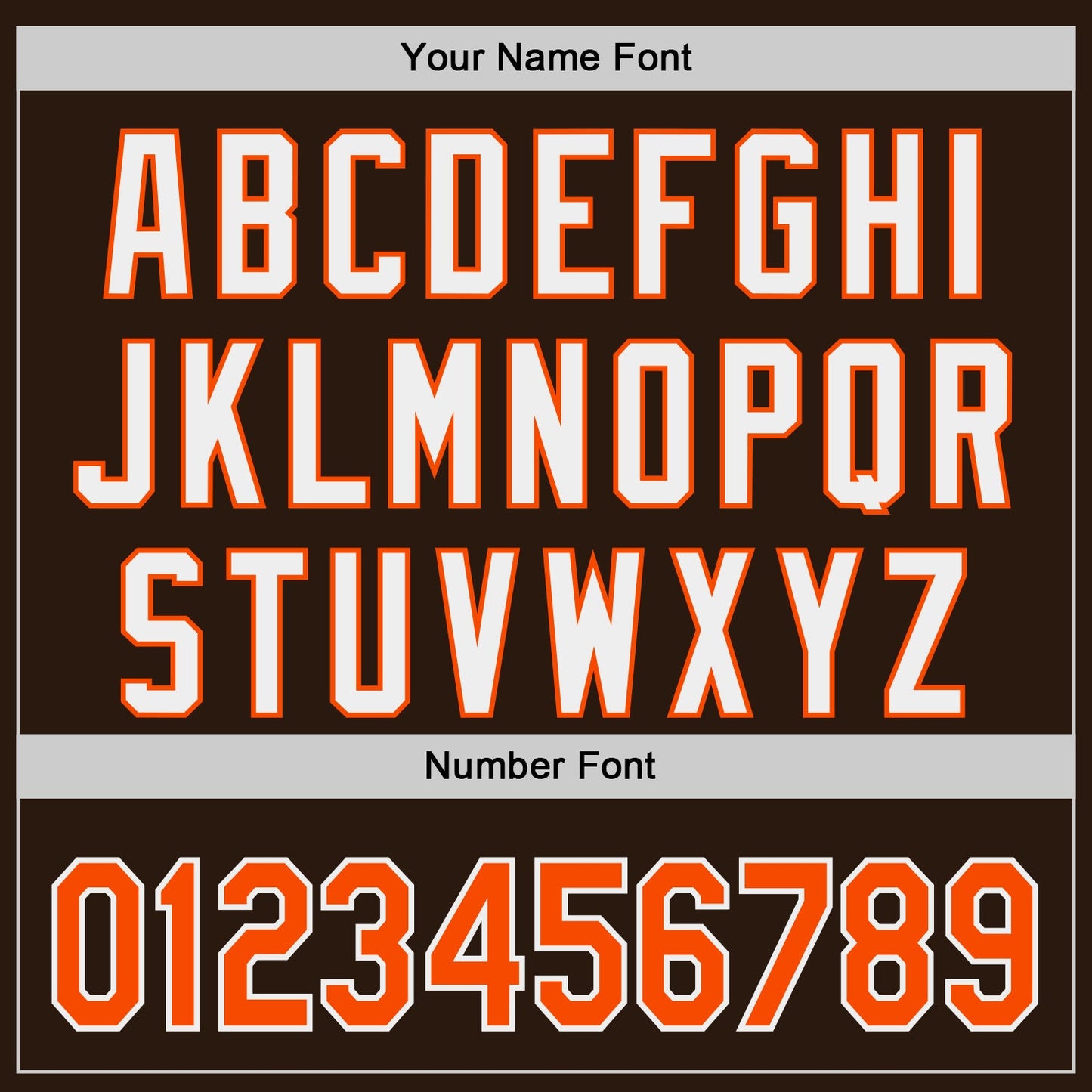 Custom Brown Orange-White Classic Color Block Side Panel Stripe Authentic Baseball Jersey view 5