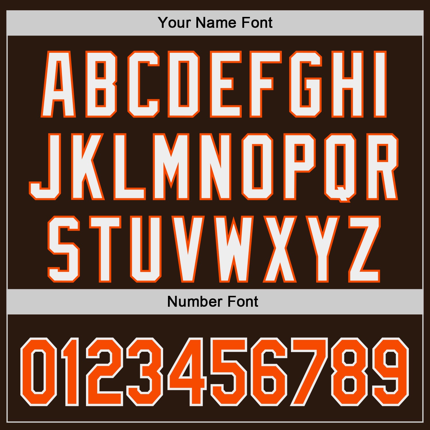 Custom Brown Orange-White Classic Color Block Side Panel Stripe Authentic Baseball Jersey view 5