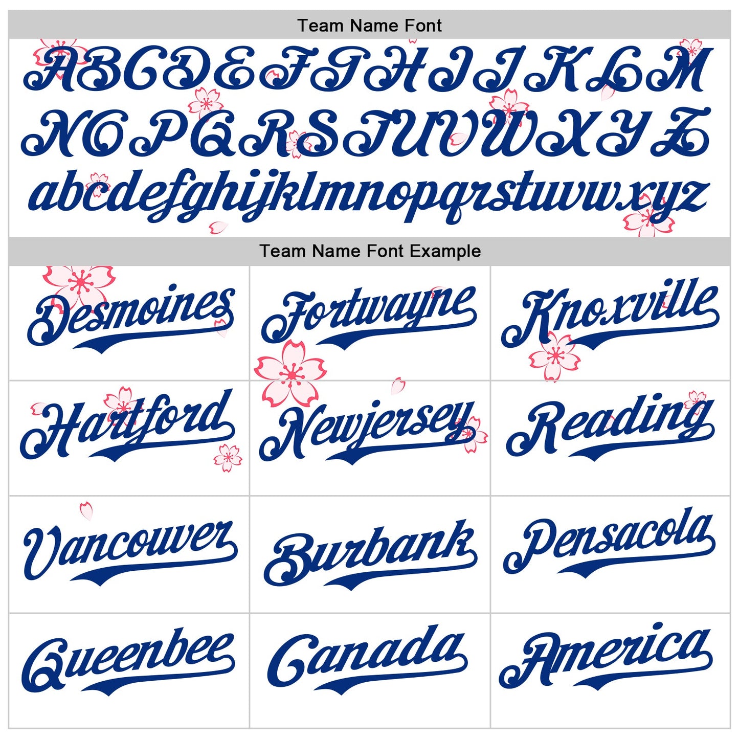 Custom White-Royal Cherry Blossoms Sakura Authentic Baseball Jersey view 4