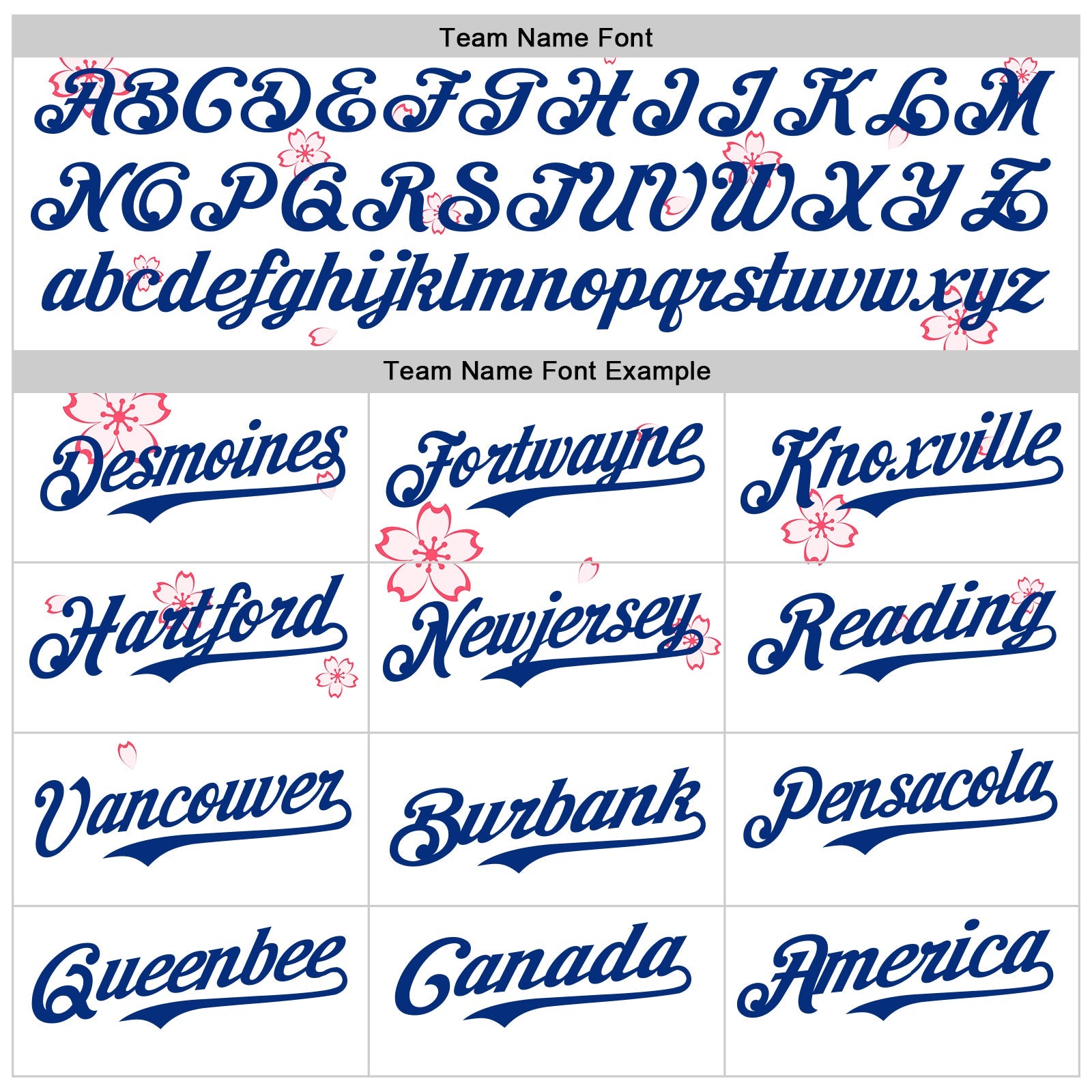Custom White-Royal Cherry Blossoms Sakura Authentic Baseball Jersey view 4